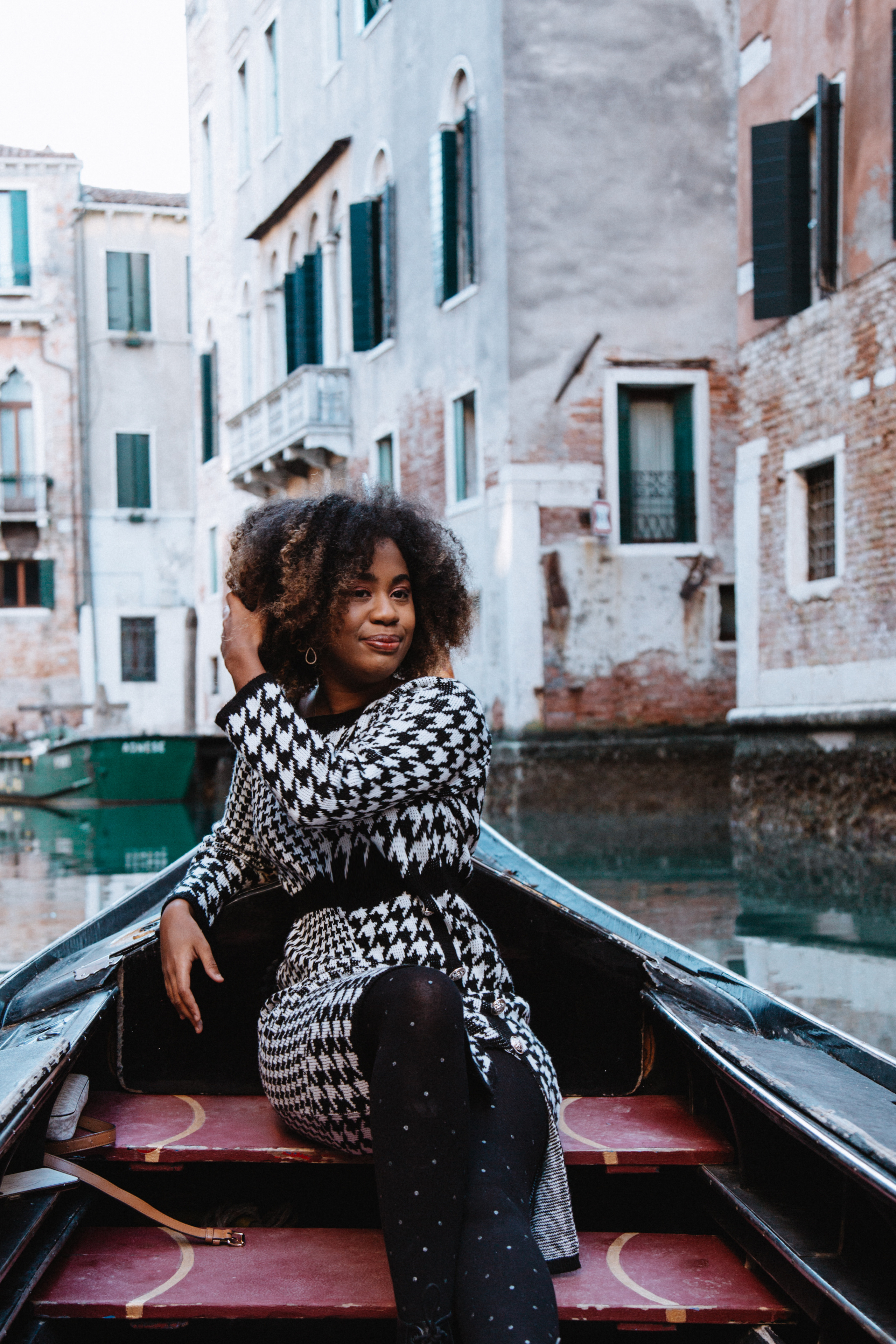 Romantic gondola ride in Venice 