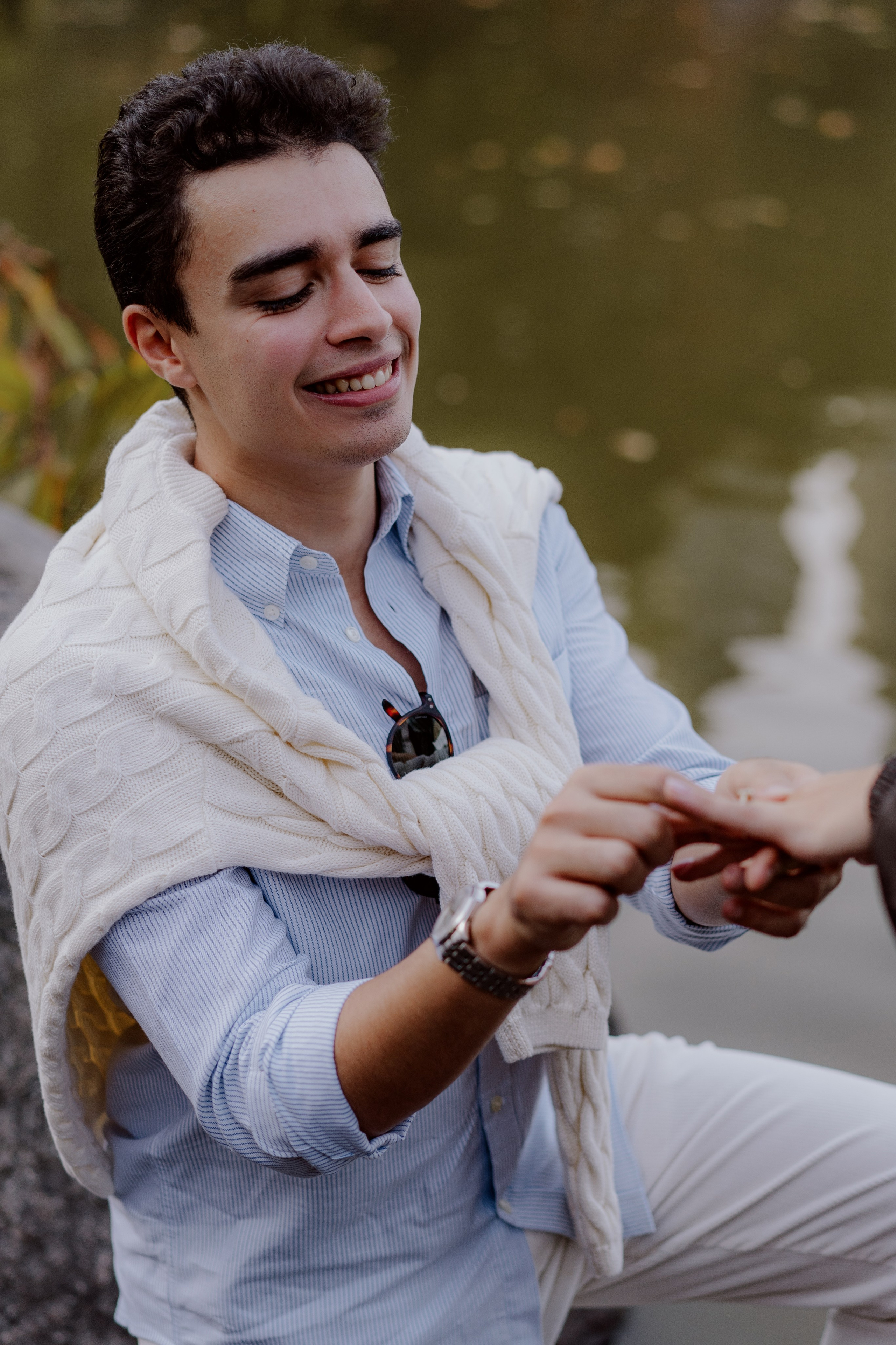 Proposal in Central Park. M Atelier | Art Portraits