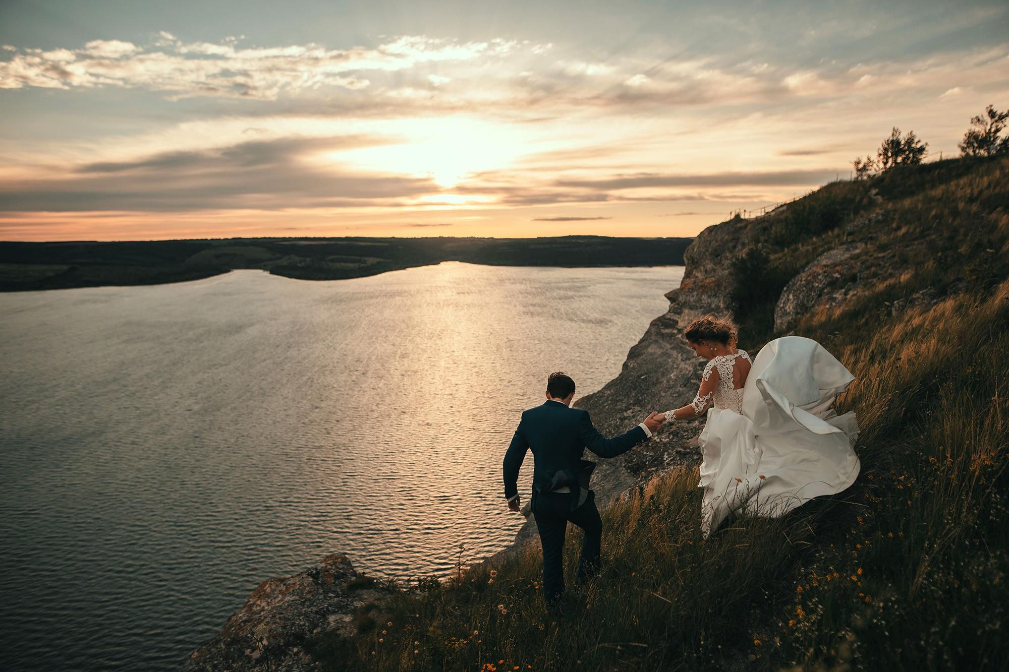 Traumhafte Hochzeitsbilder am Meer