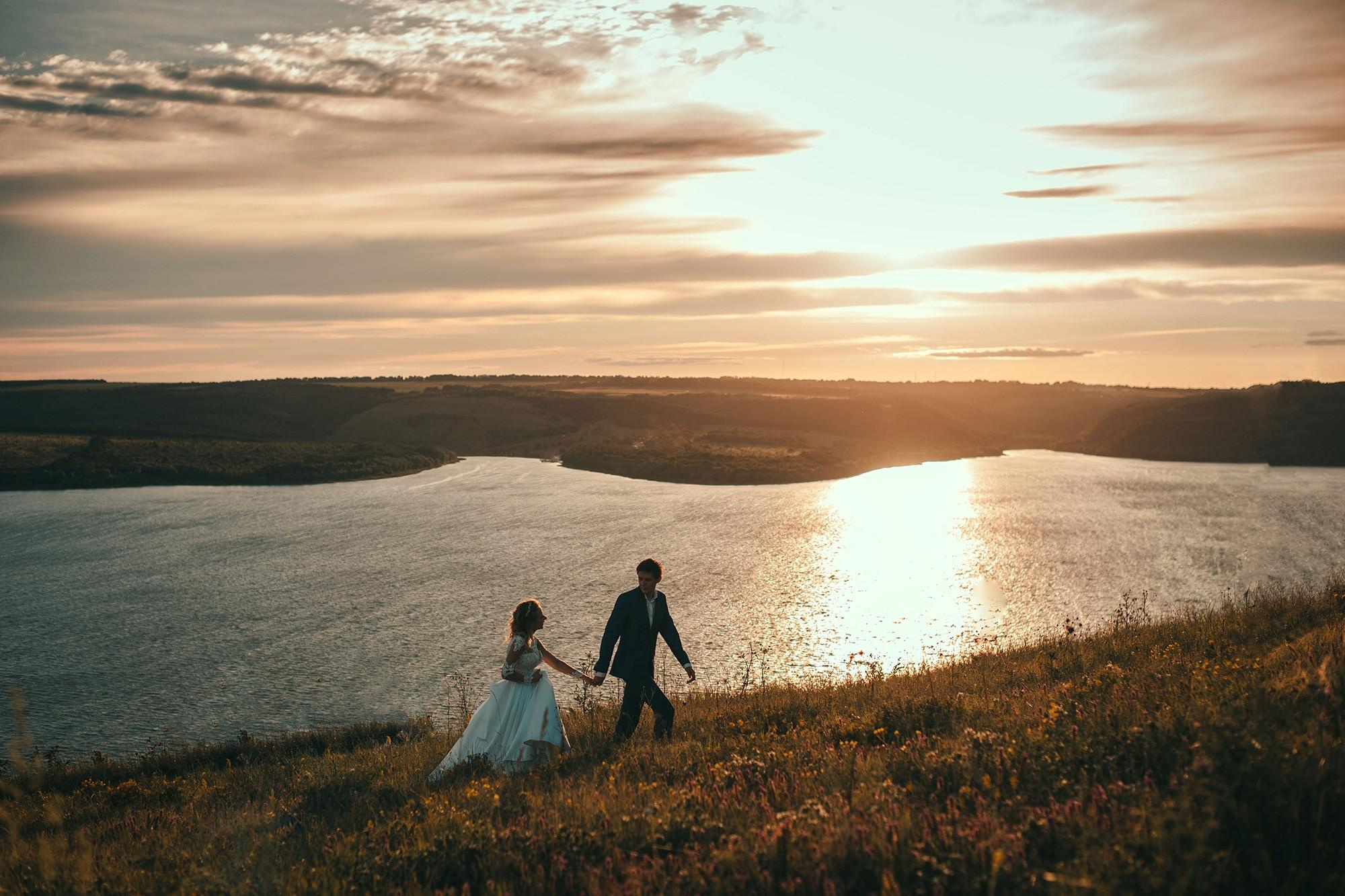 Traumhafte Hochzeitsbilder am Meer