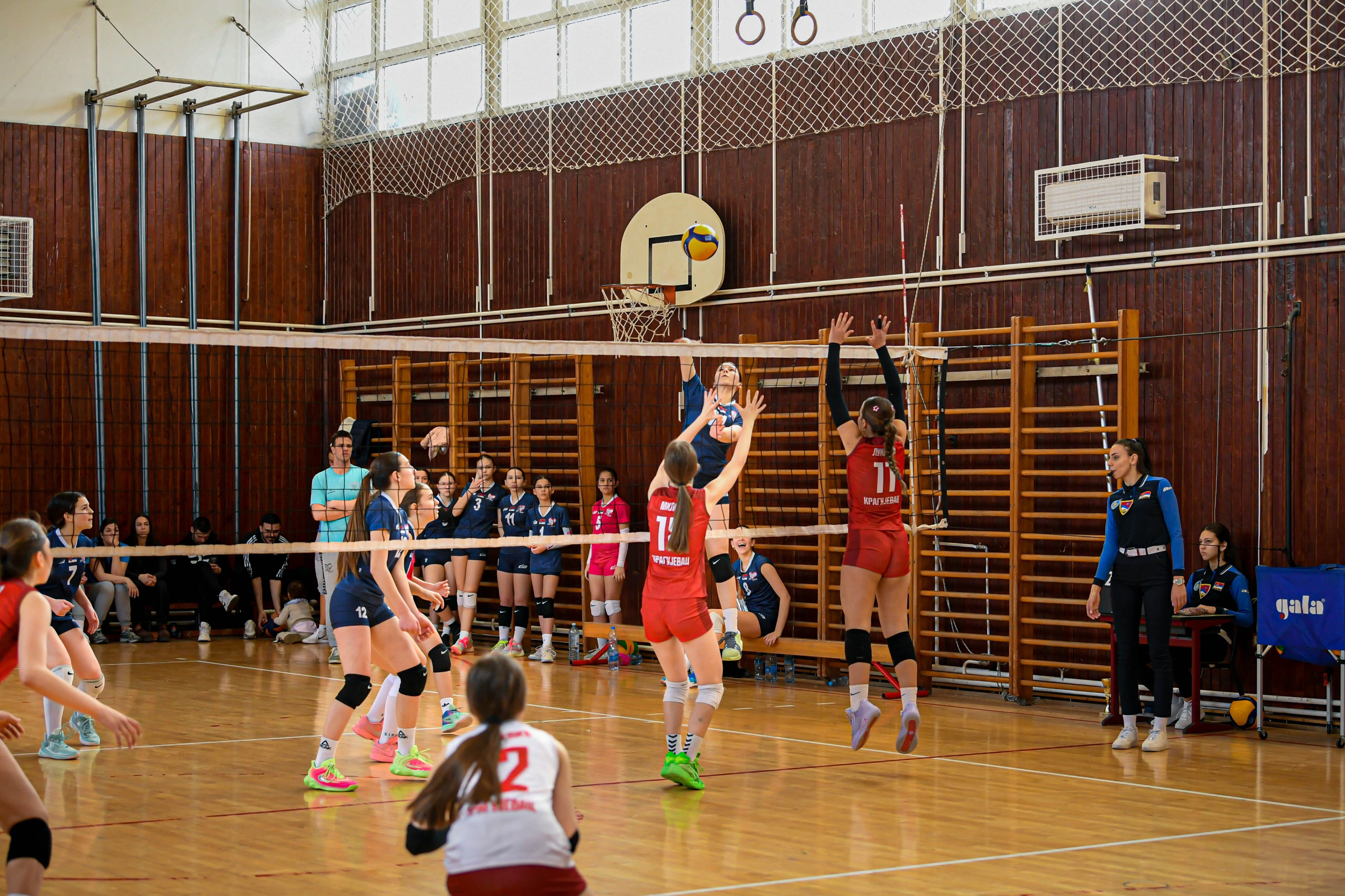 Odbojka 22.03.  Radnicki KG — BlockVolley JAG. Foto Simic Jagodina