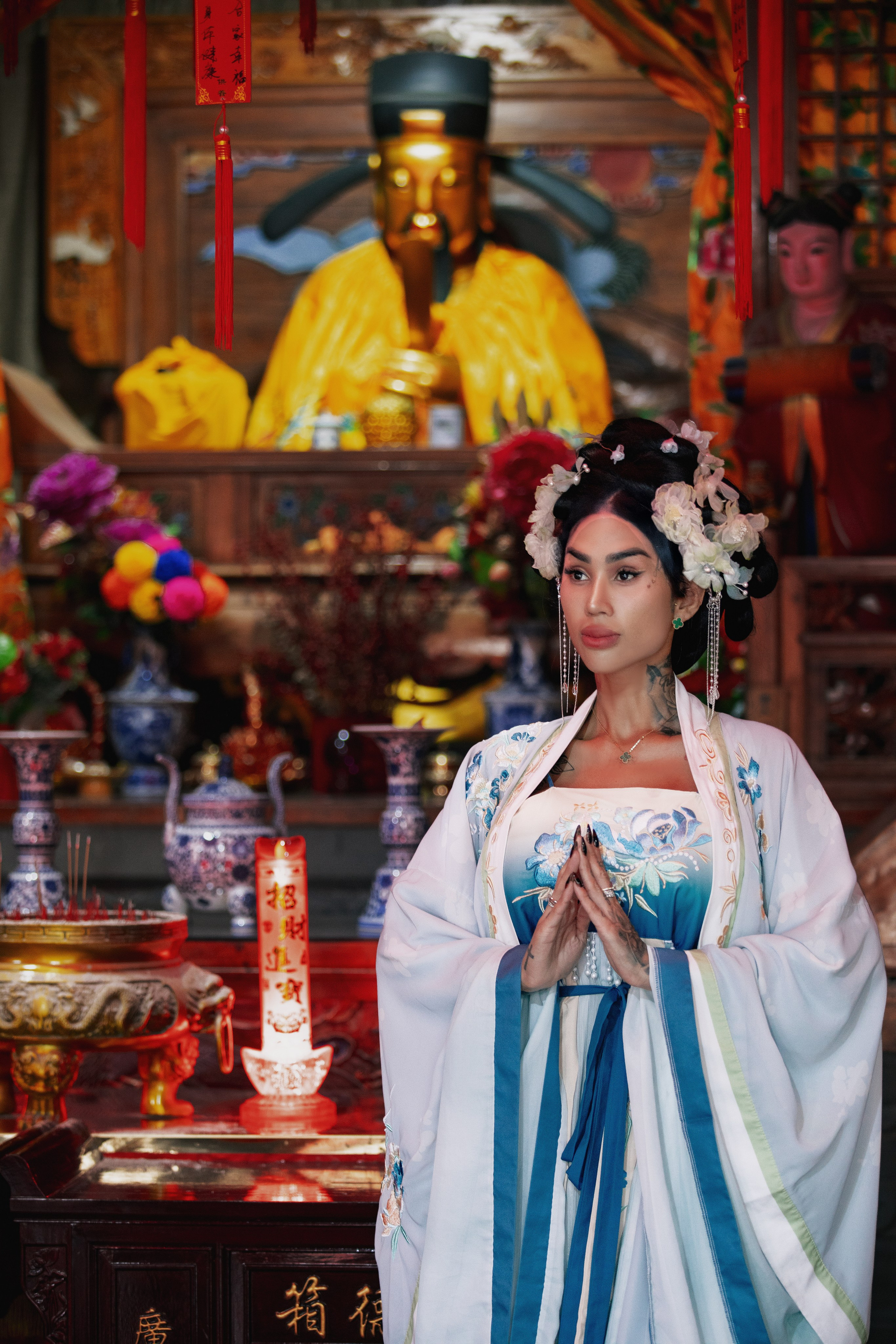 фотосессия в традиционной водной деревне - китайской Венеции - Чжуцзяцзяо