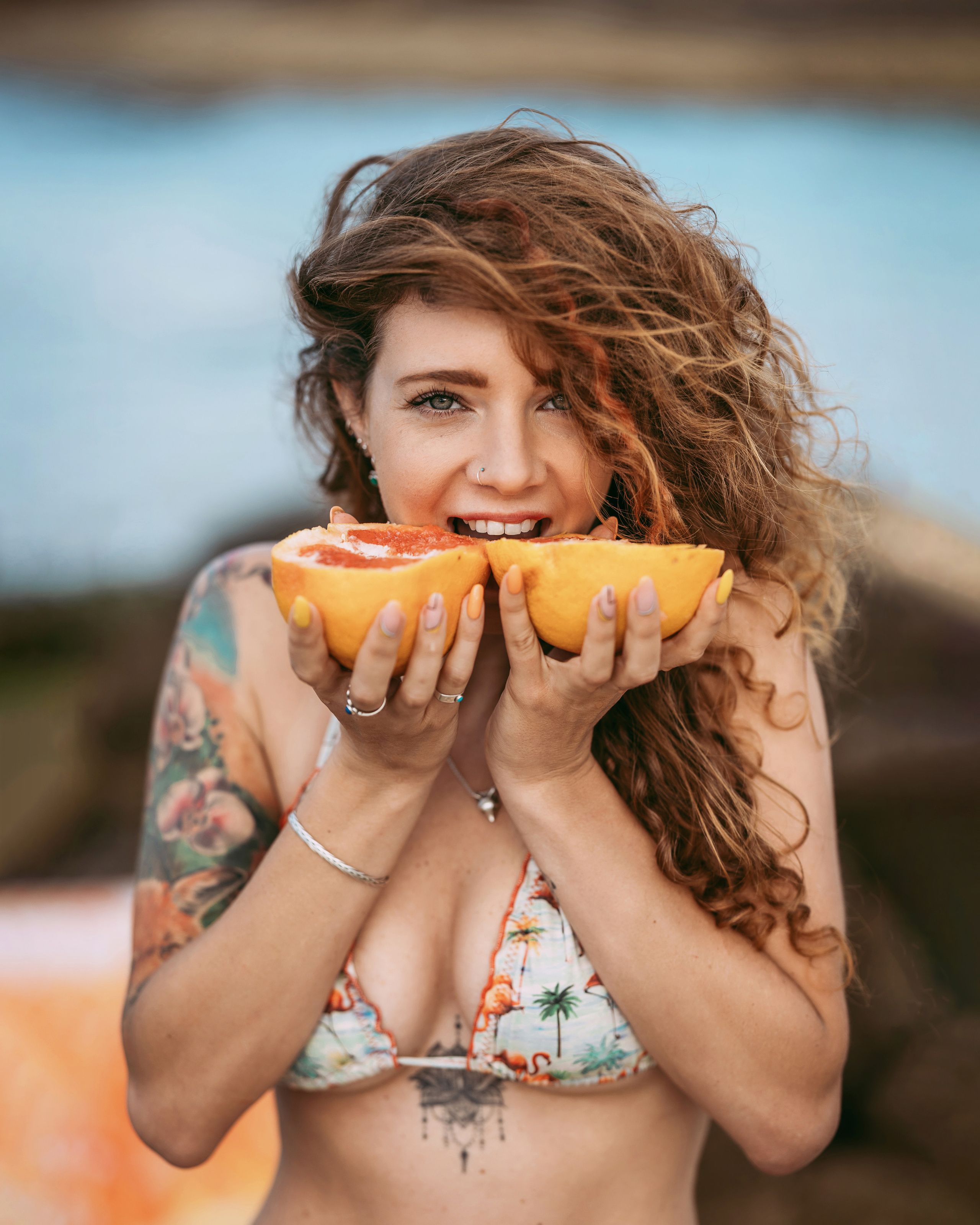 Beach Morning with Batel at Atlit, Israel. George TLV — Professional photographer and retoucher in Israel