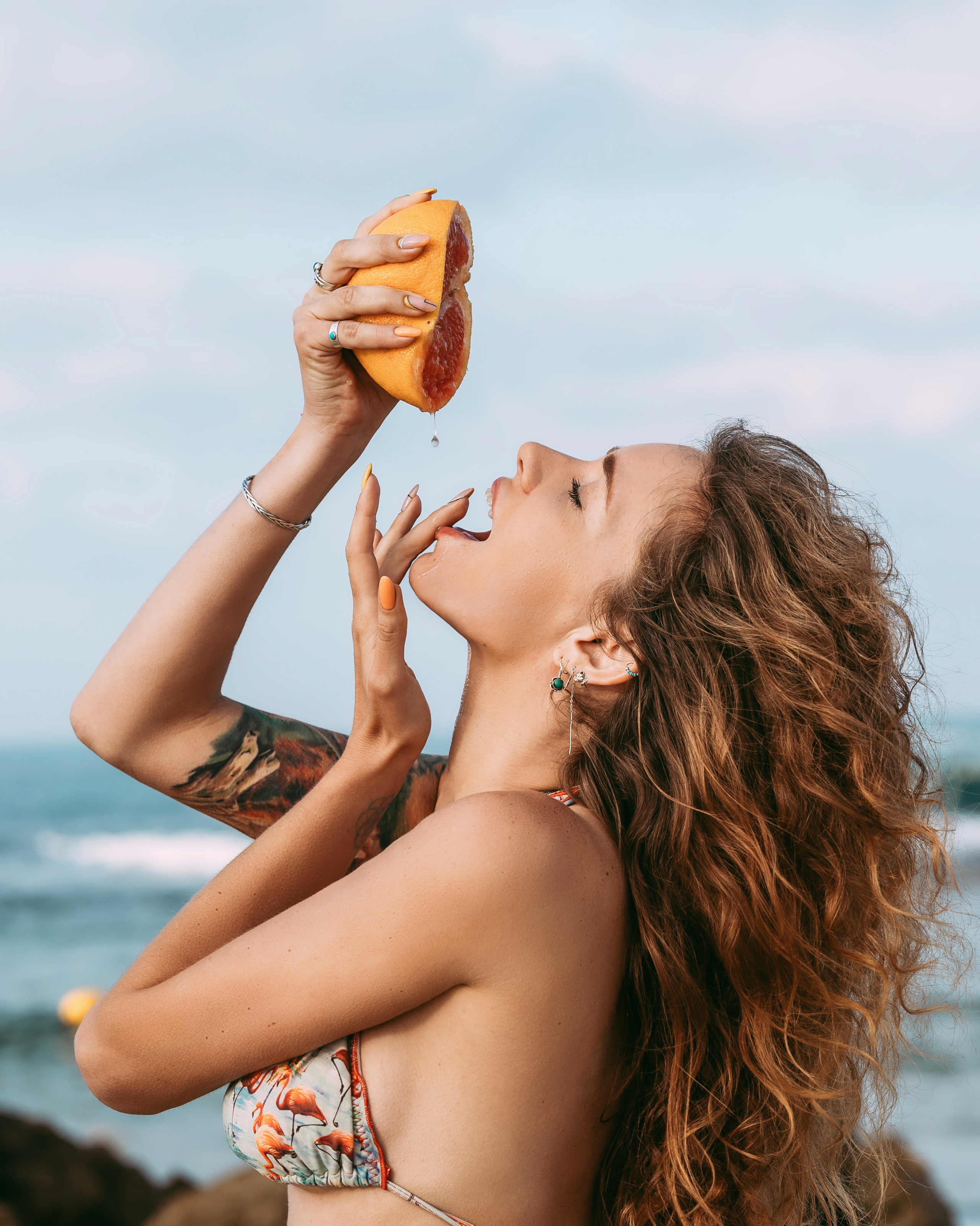 Beach Morning with Batel at Atlit, Israel. George TLV — Professional photographer and retoucher in Israel