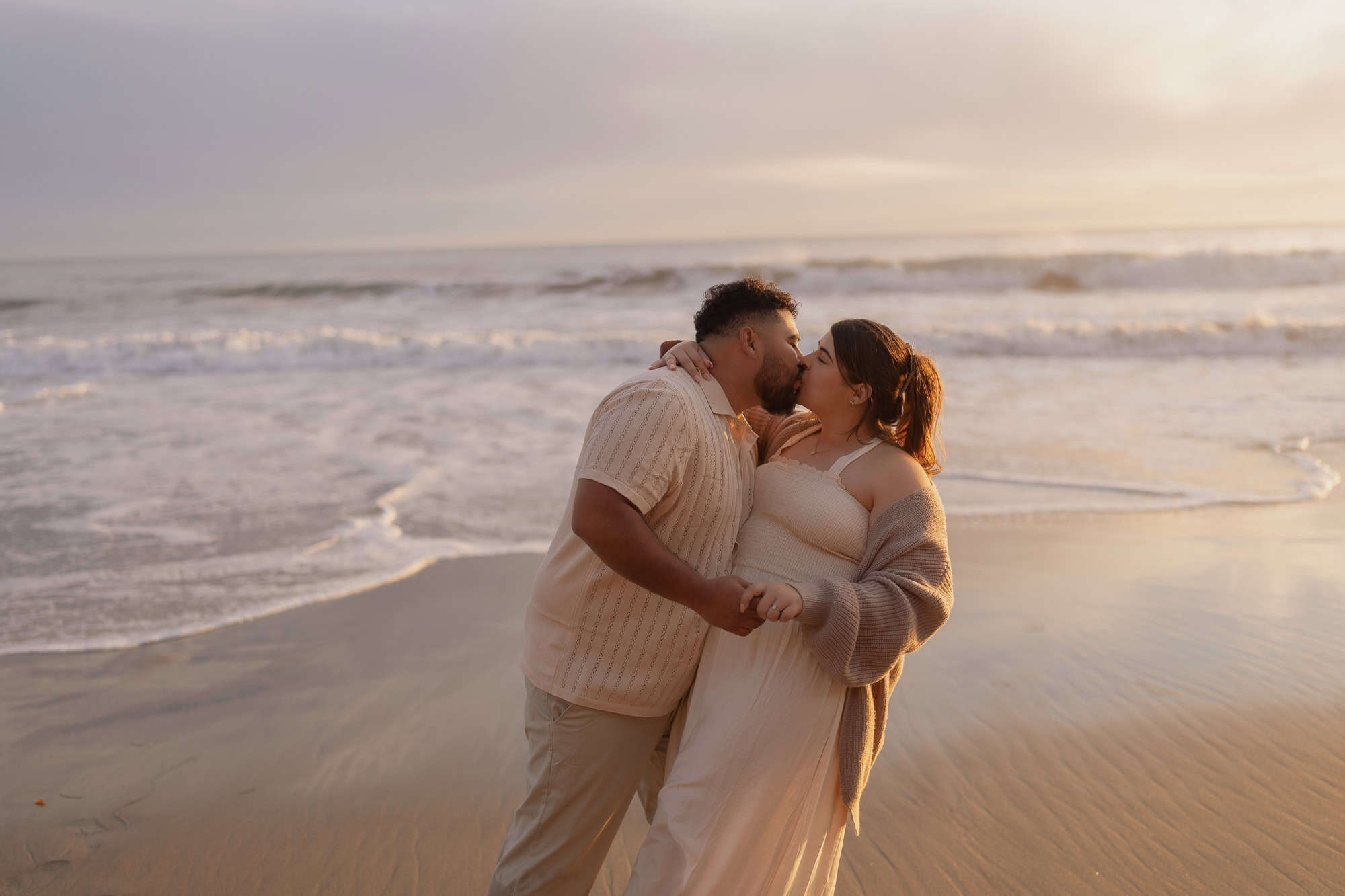 El Matador engagement photo. Cinematic Wedding & Elopement Photography in Los Angeles | Inspired by Indie Film & Real Life