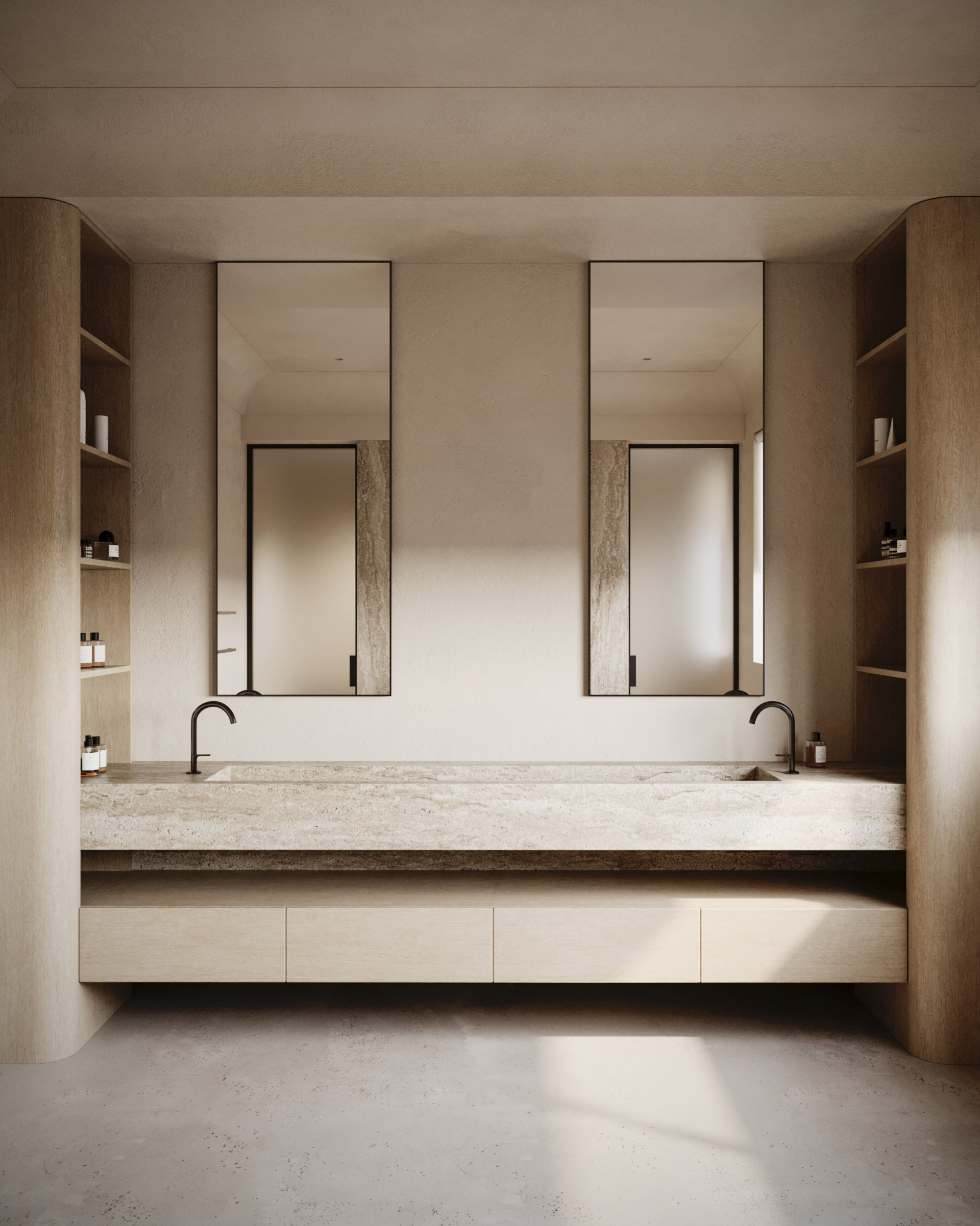 House in LA / Anna Design LA. Interior designer / visualizer Lisa Oputina