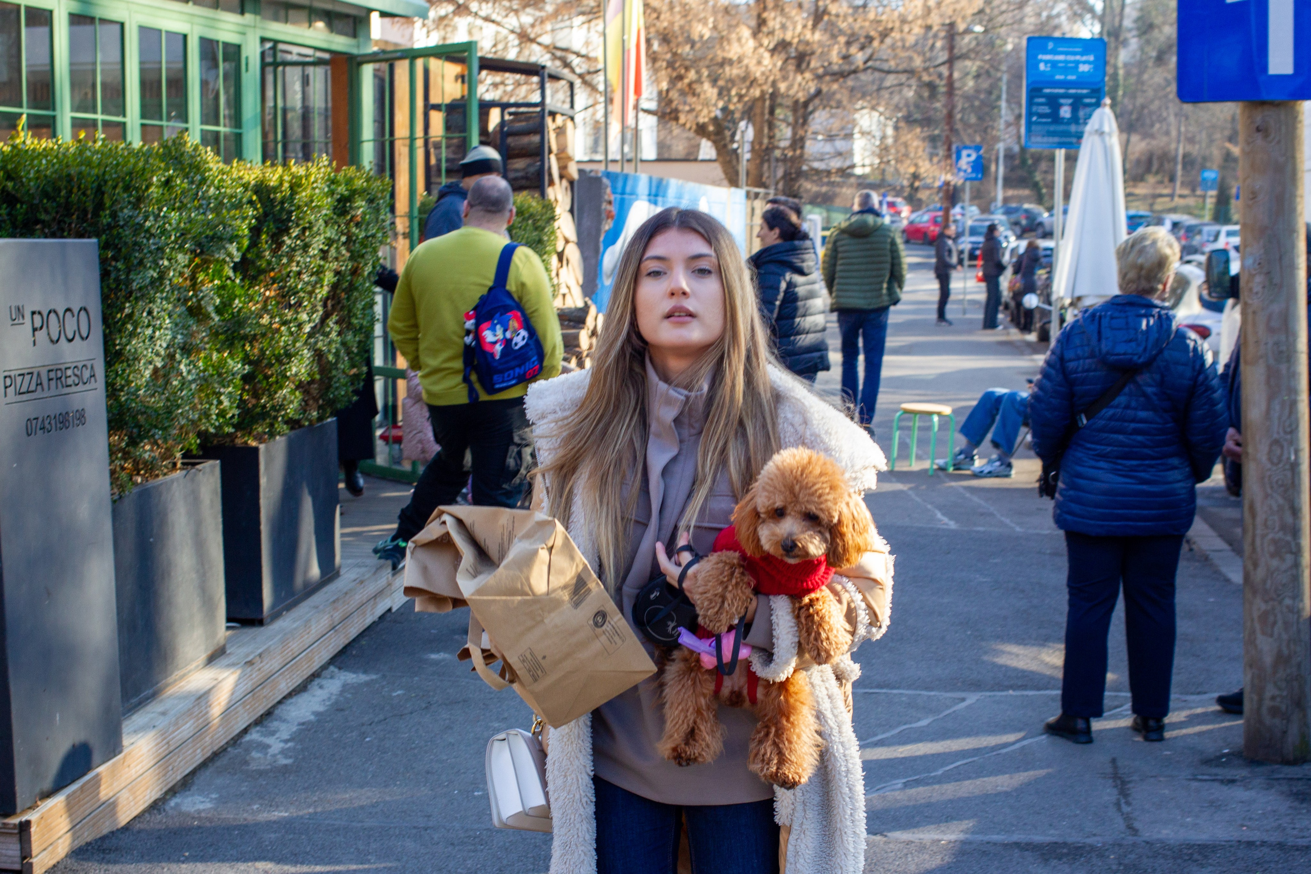 Color street. Humanistic street photographer in Bucharest