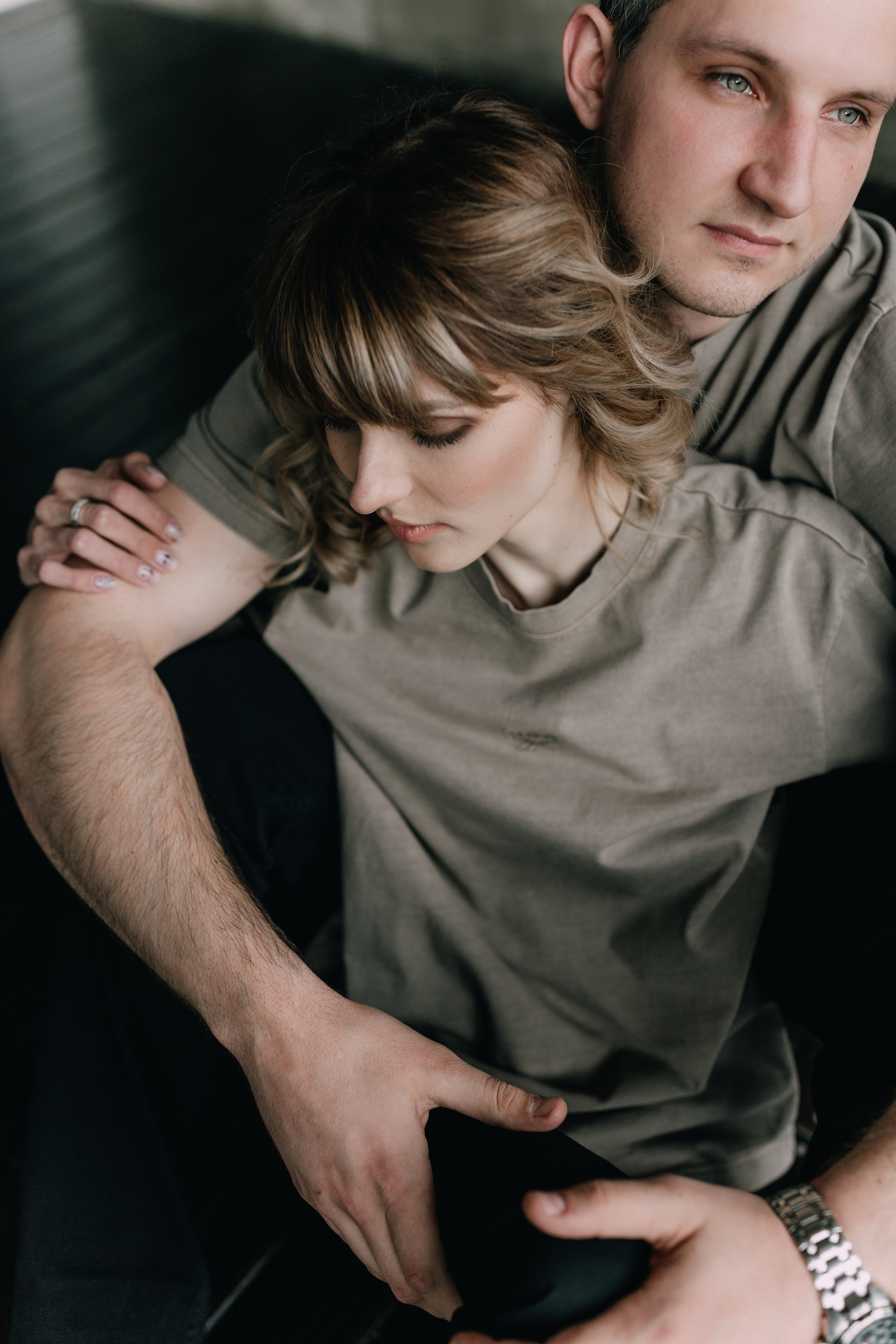 Studio shooting of Sasha & Sasha. Photographe à Rouen, France