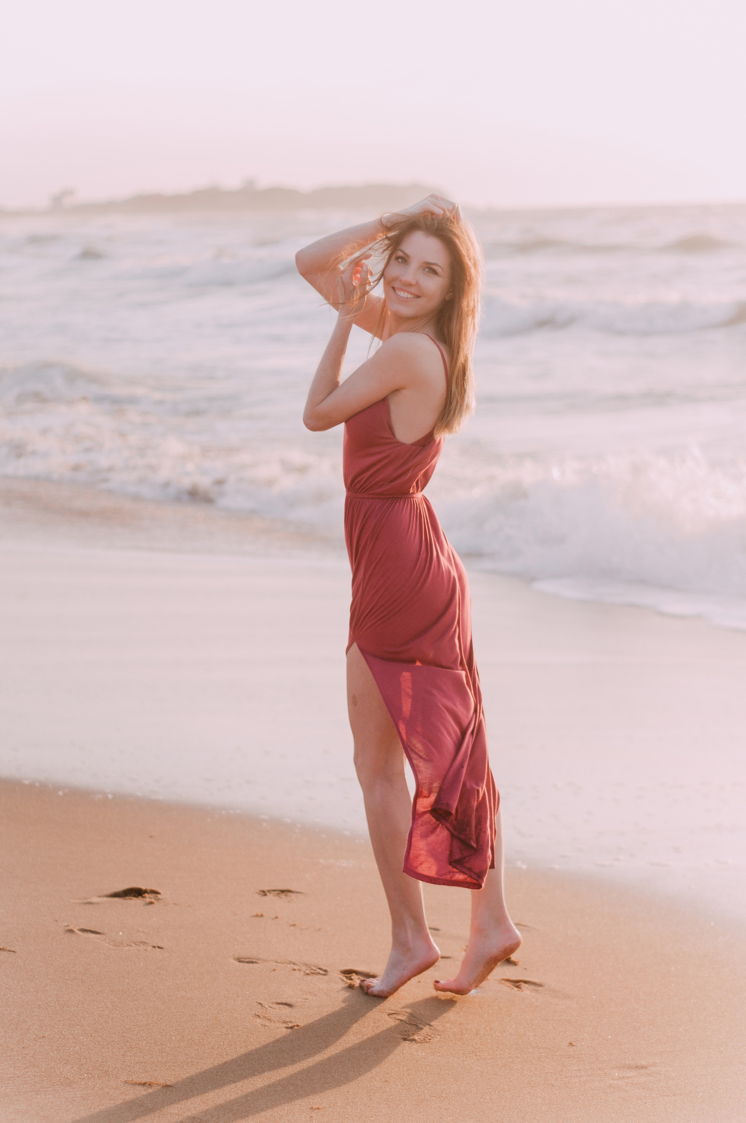Kate photoshoot at the sea. Photographe à Rouen, France