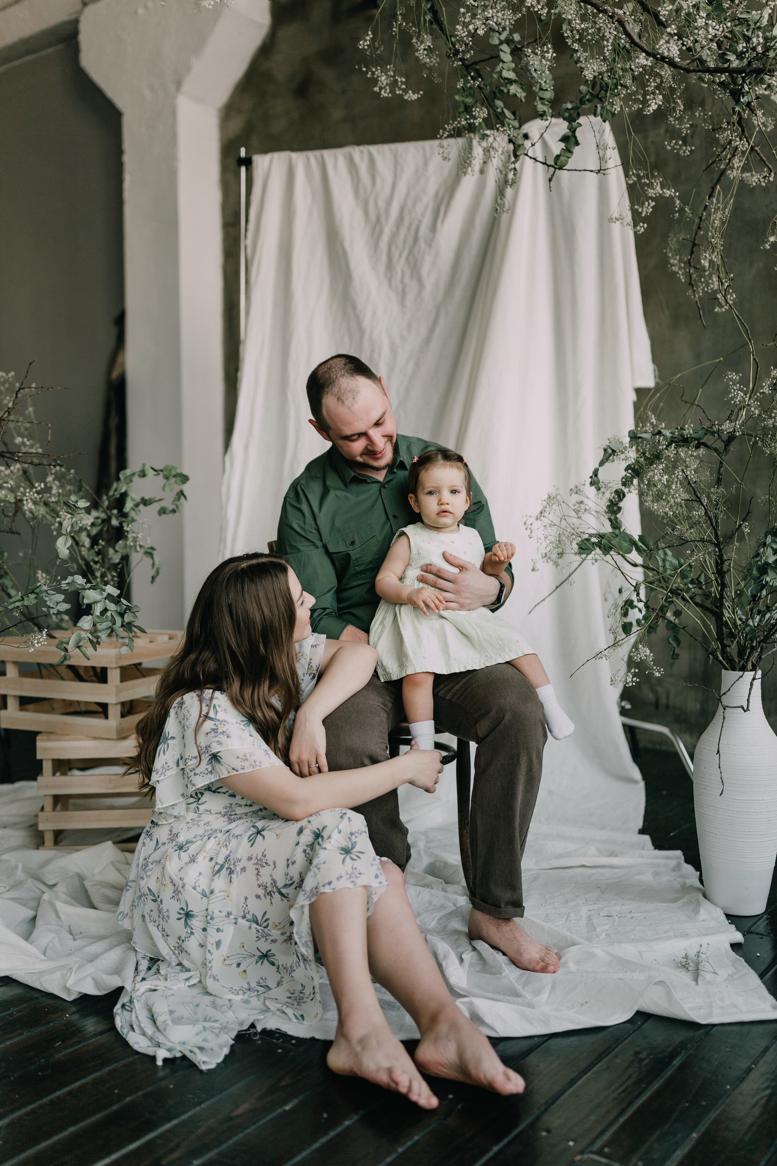 Family shooting Dasha, Artem & Milana. Photographe à Rouen, France