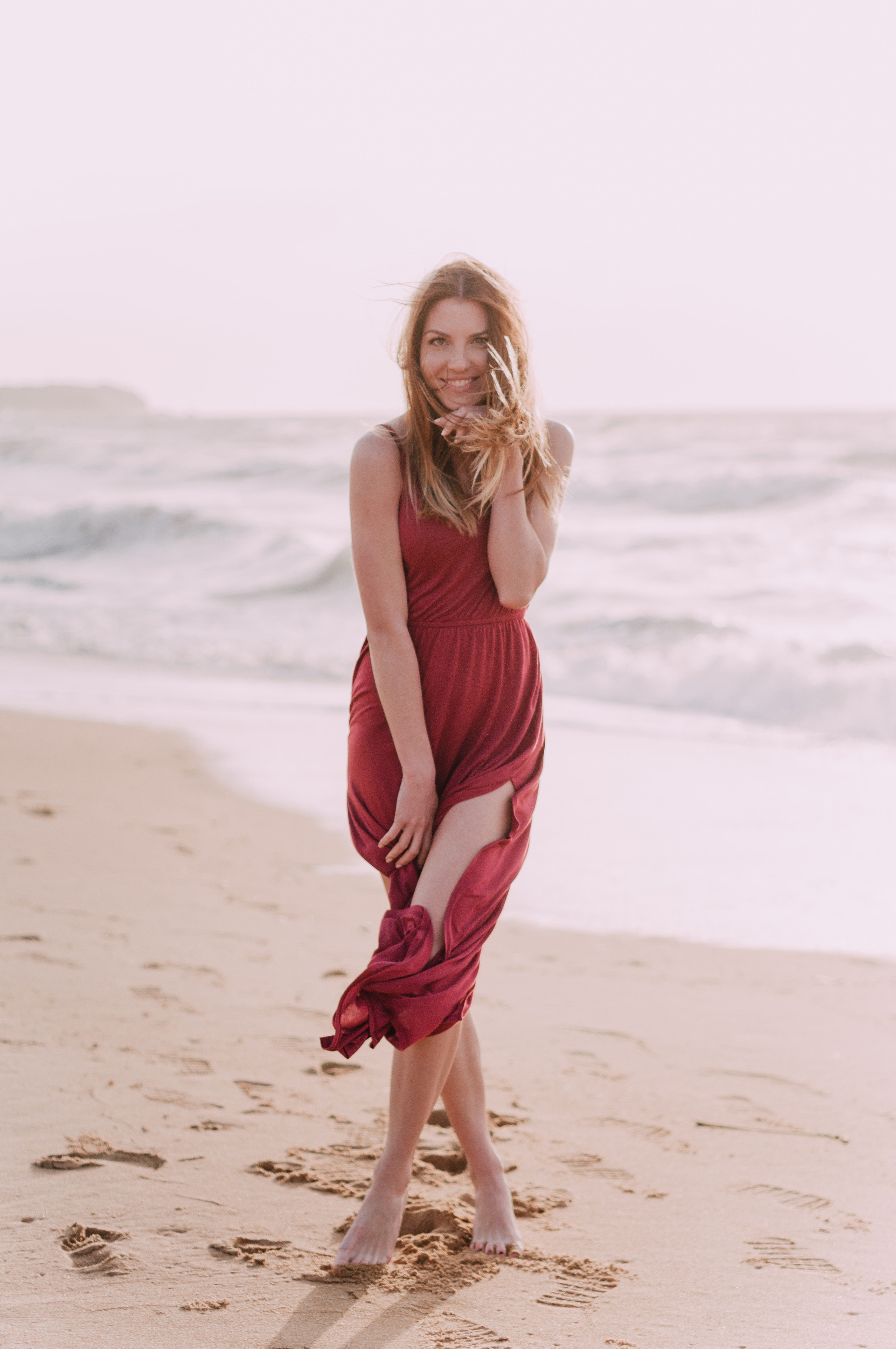 Kate photoshoot at the sea. Photographe à Rouen, France