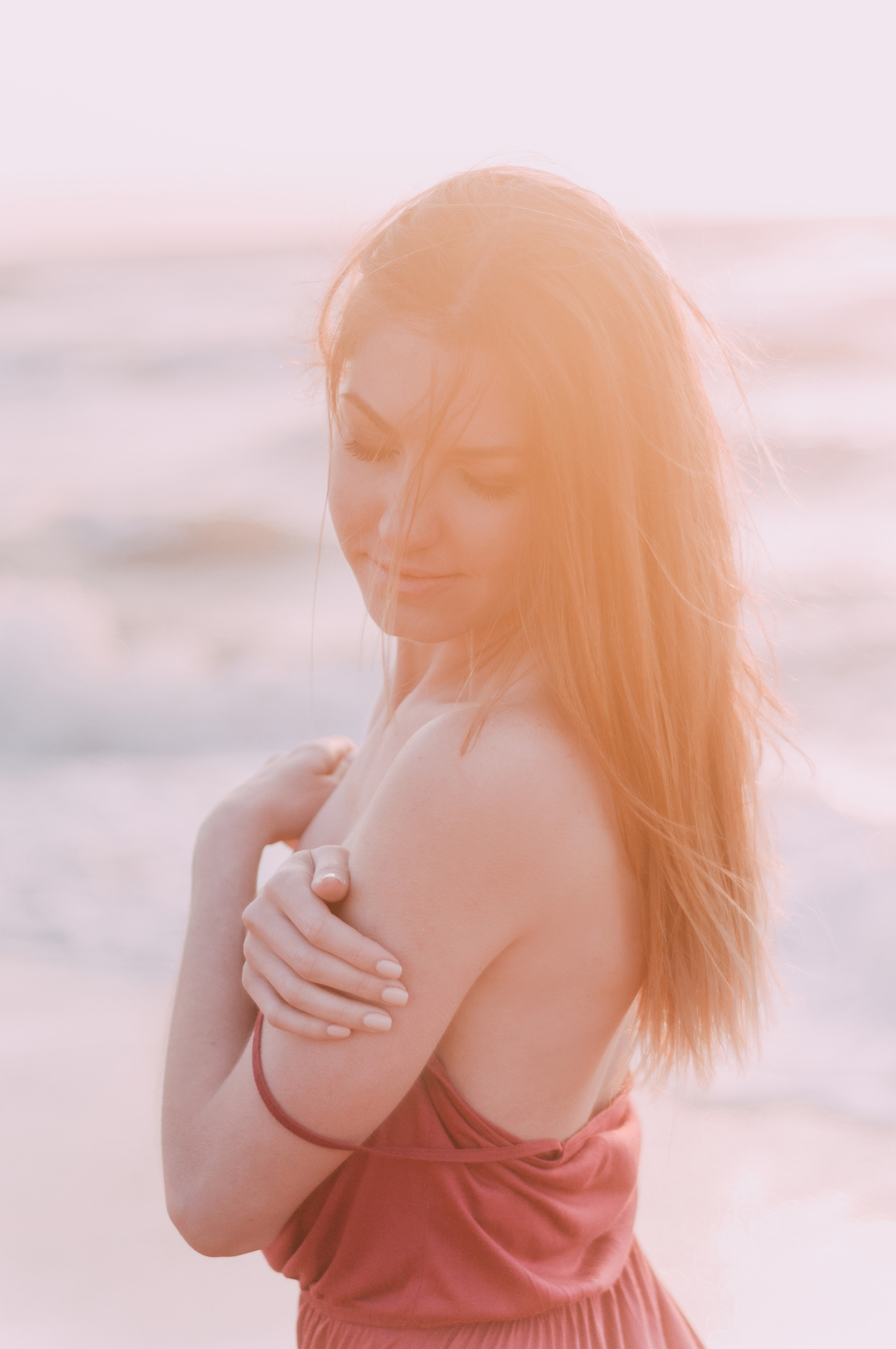 Kate photoshoot at the sea. Photographe à Rouen, France