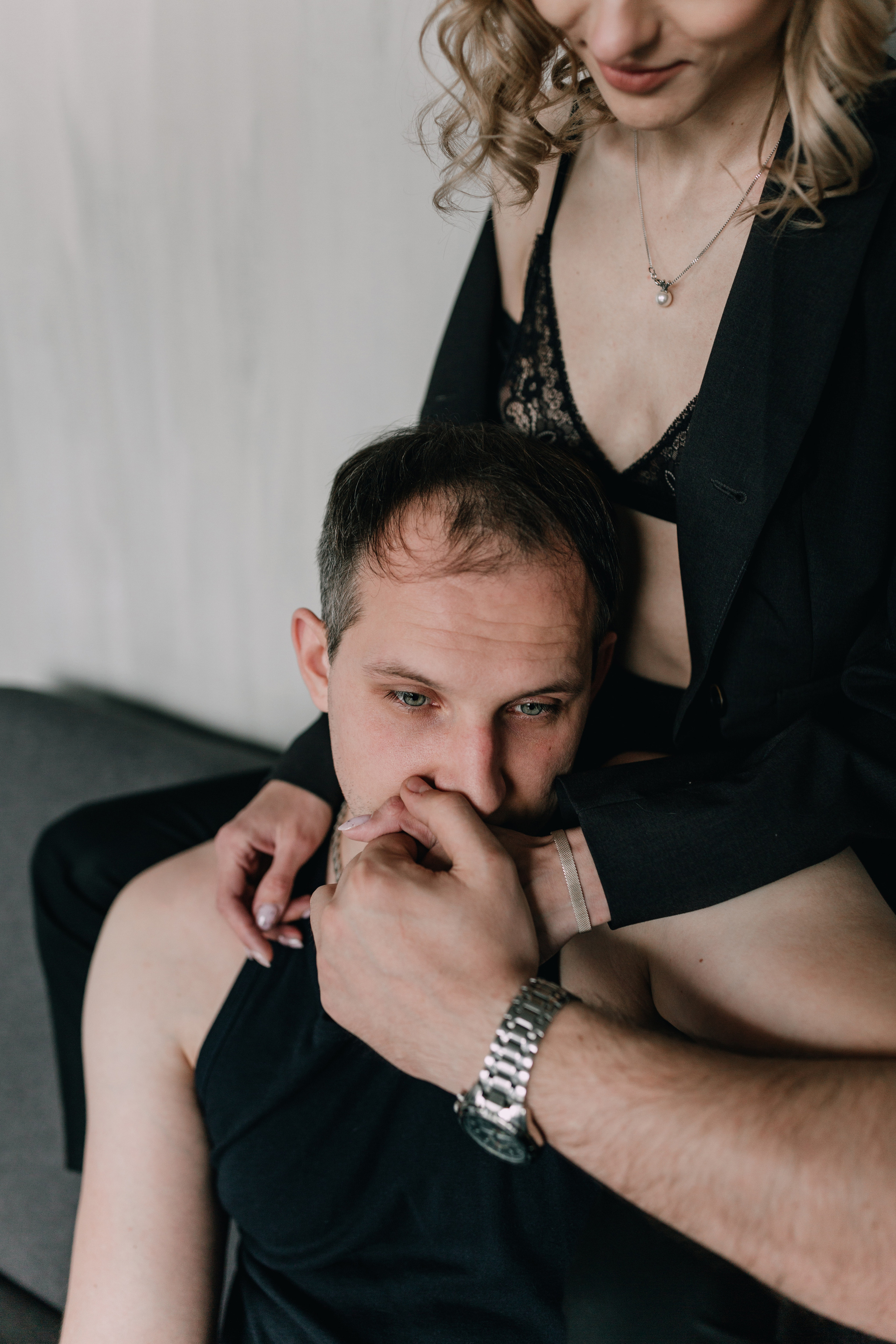 Studio shooting of Sasha & Sasha. Photographe à Rouen, France