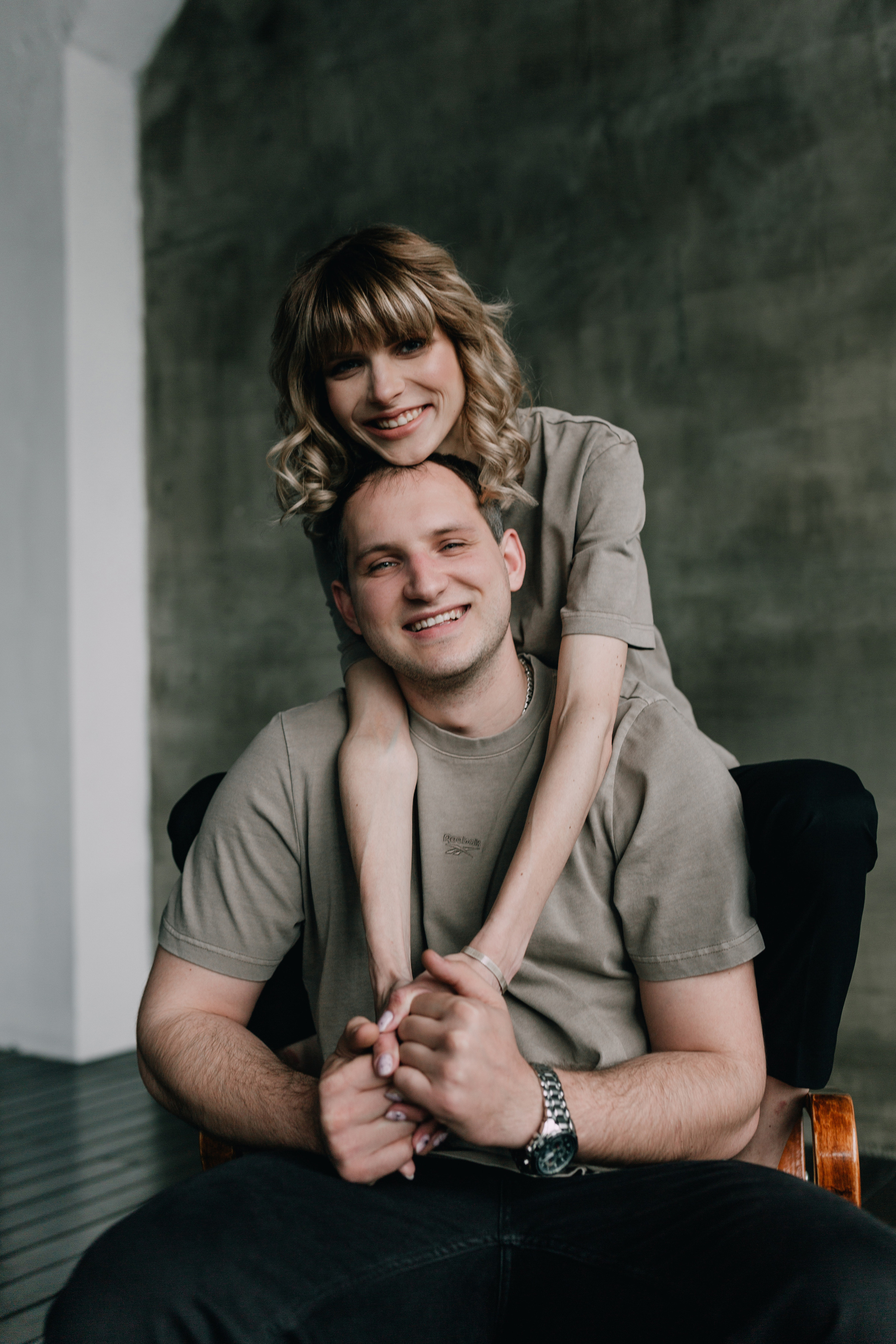 Studio shooting of Sasha & Sasha. Photographe à Rouen, France