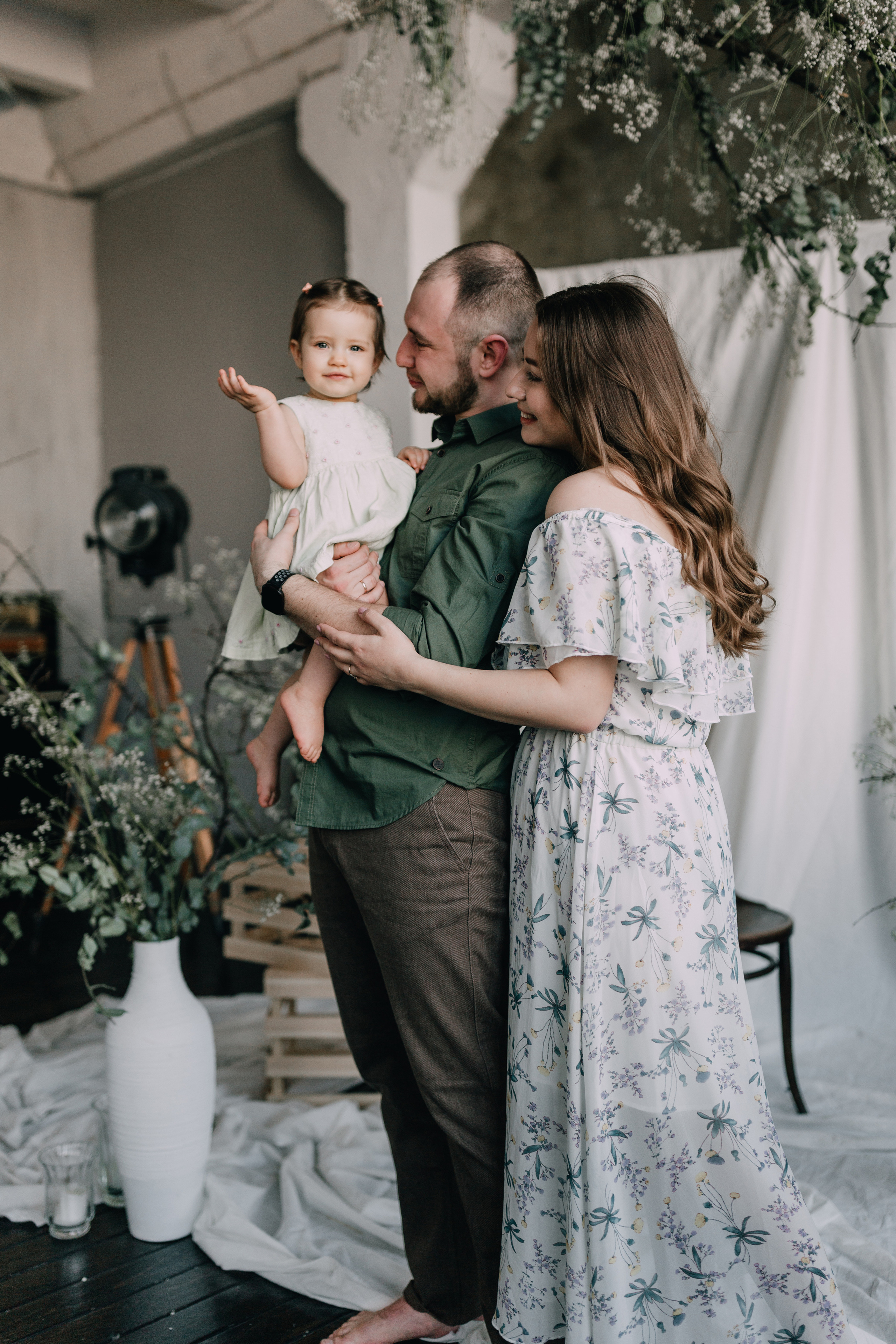 Family shooting Dasha, Artem & Milana. Photographe à Rouen, France
