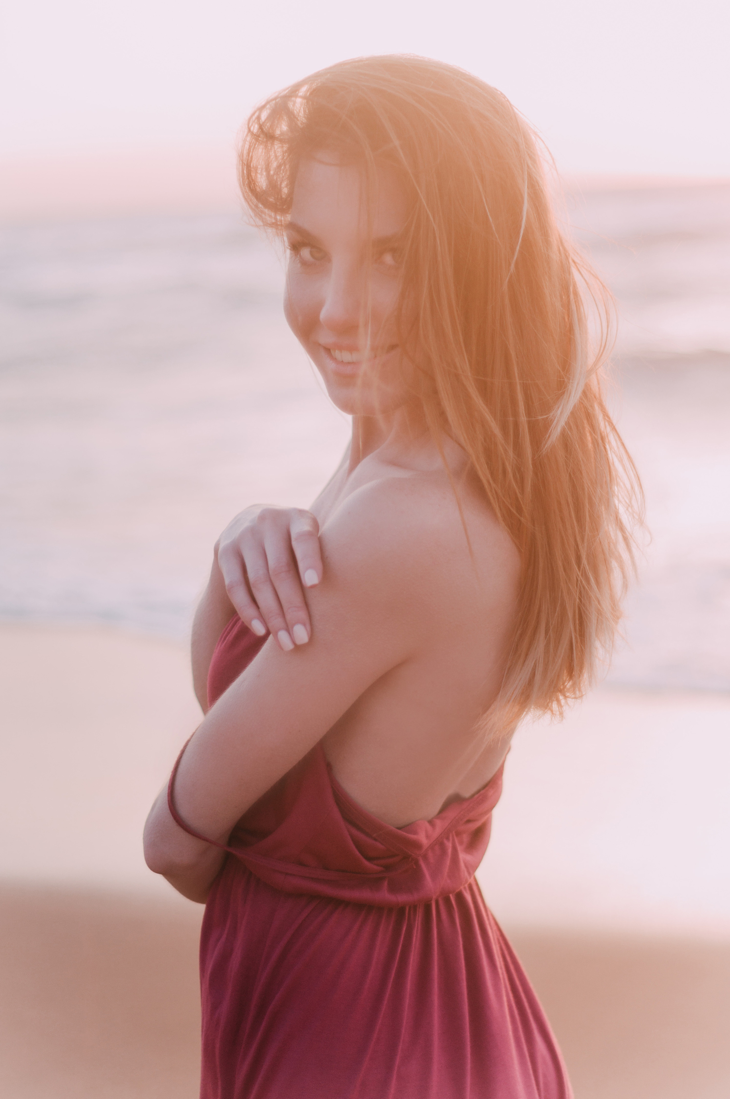 Kate photoshoot at the sea. Photographe à Rouen, France