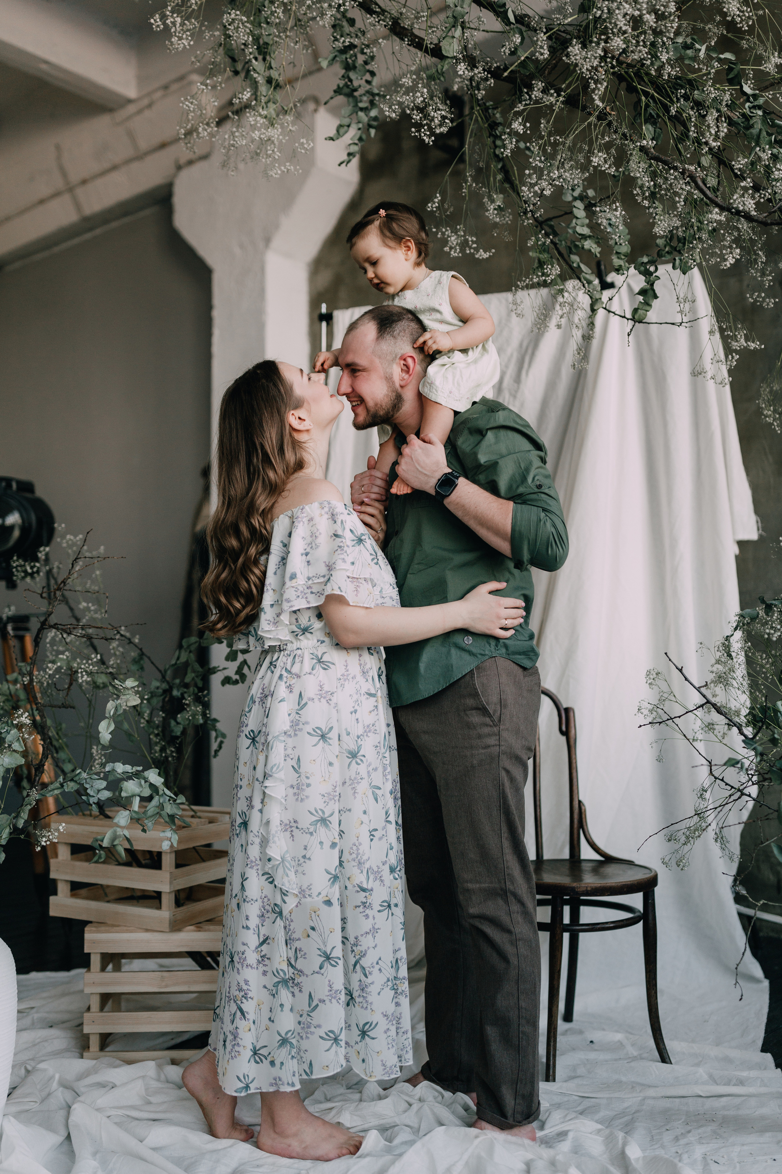 Family shooting Dasha, Artem & Milana. Photographe à Rouen, France