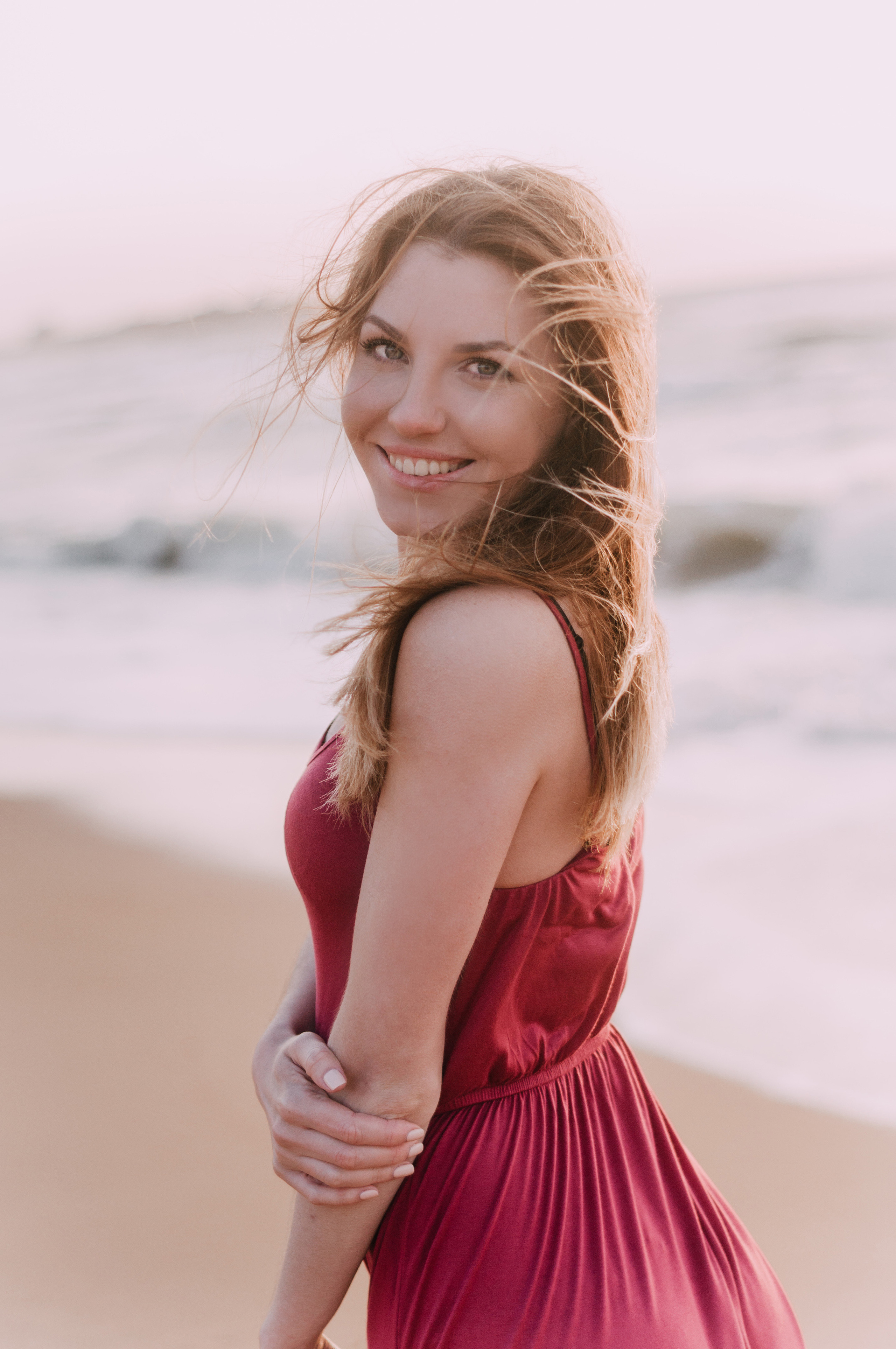 Kate photoshoot at the sea. Photographe à Rouen, France