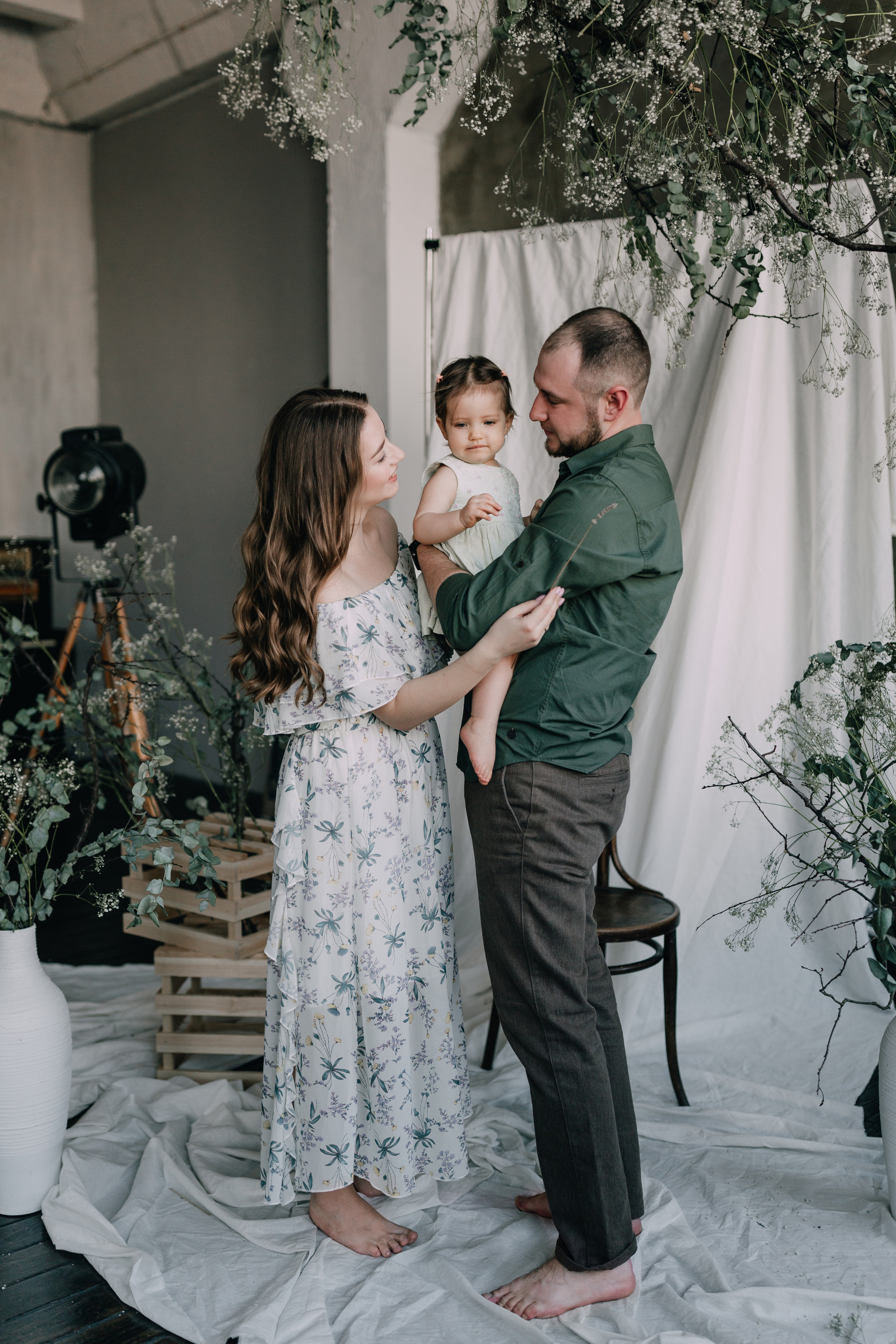Family shooting Dasha, Artem & Milana. Photographe à Rouen, France