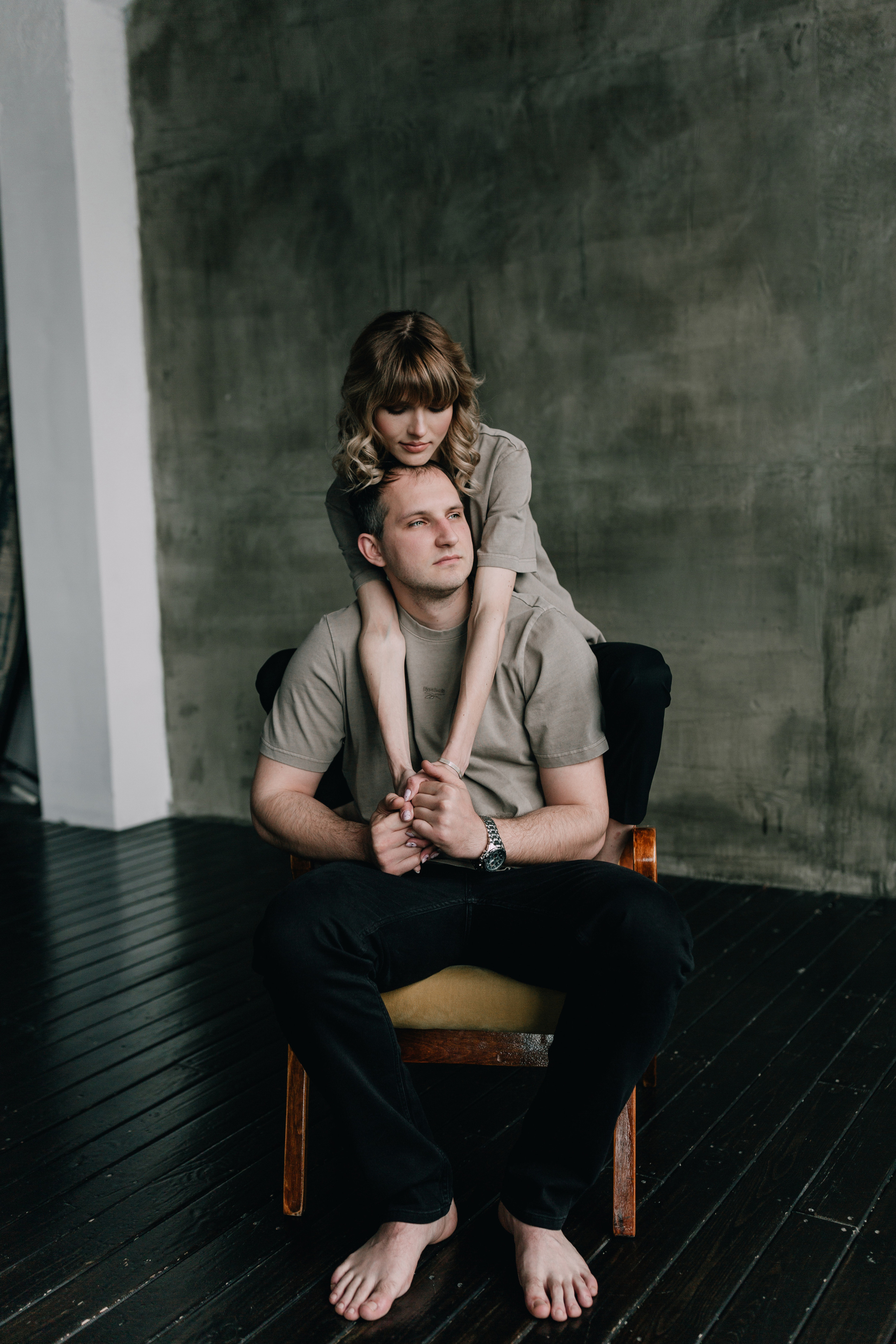 Studio shooting of Sasha & Sasha. Photographe à Rouen, France