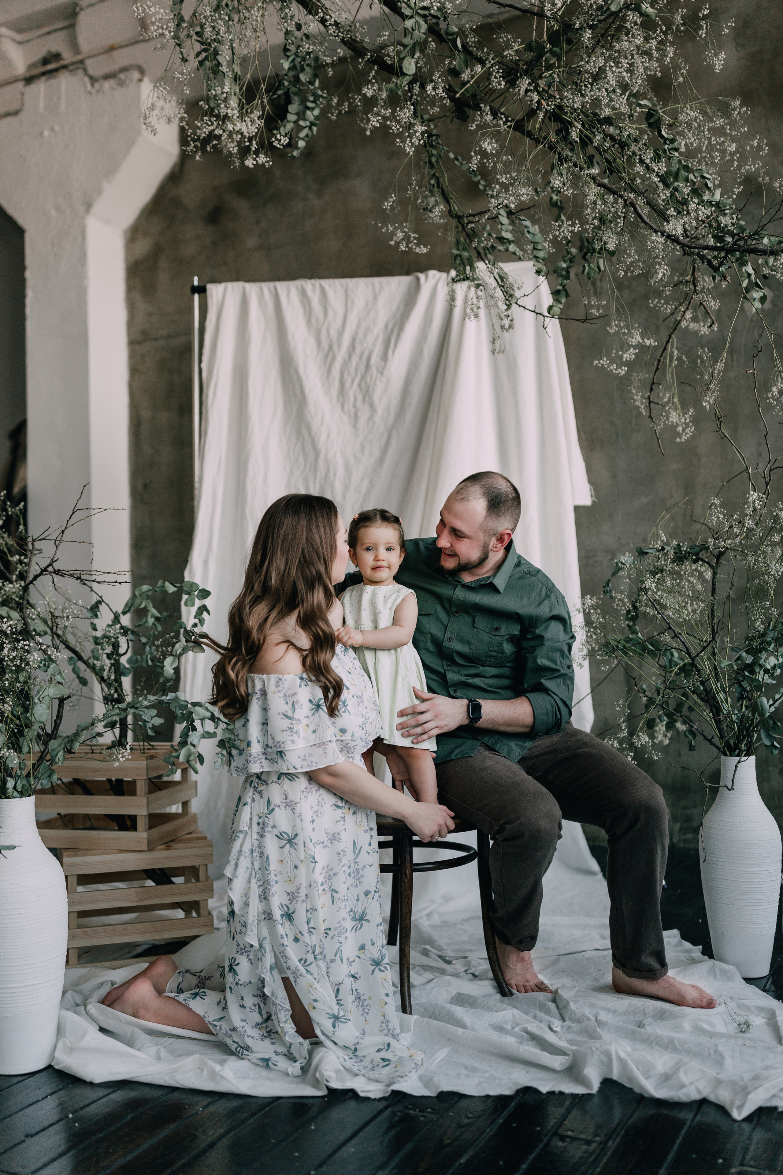 Family shooting Dasha, Artem & Milana. Photographe à Rouen, France