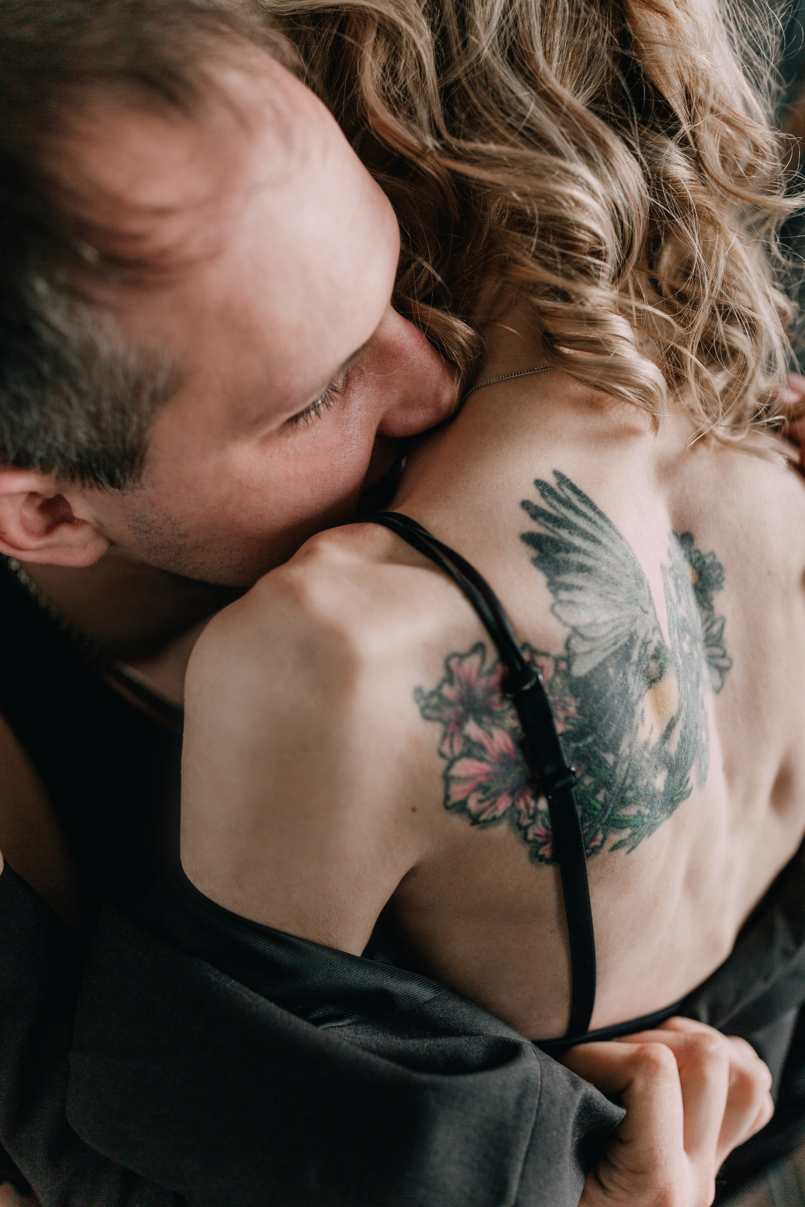 Studio shooting of Sasha & Sasha. Photographe à Rouen, France