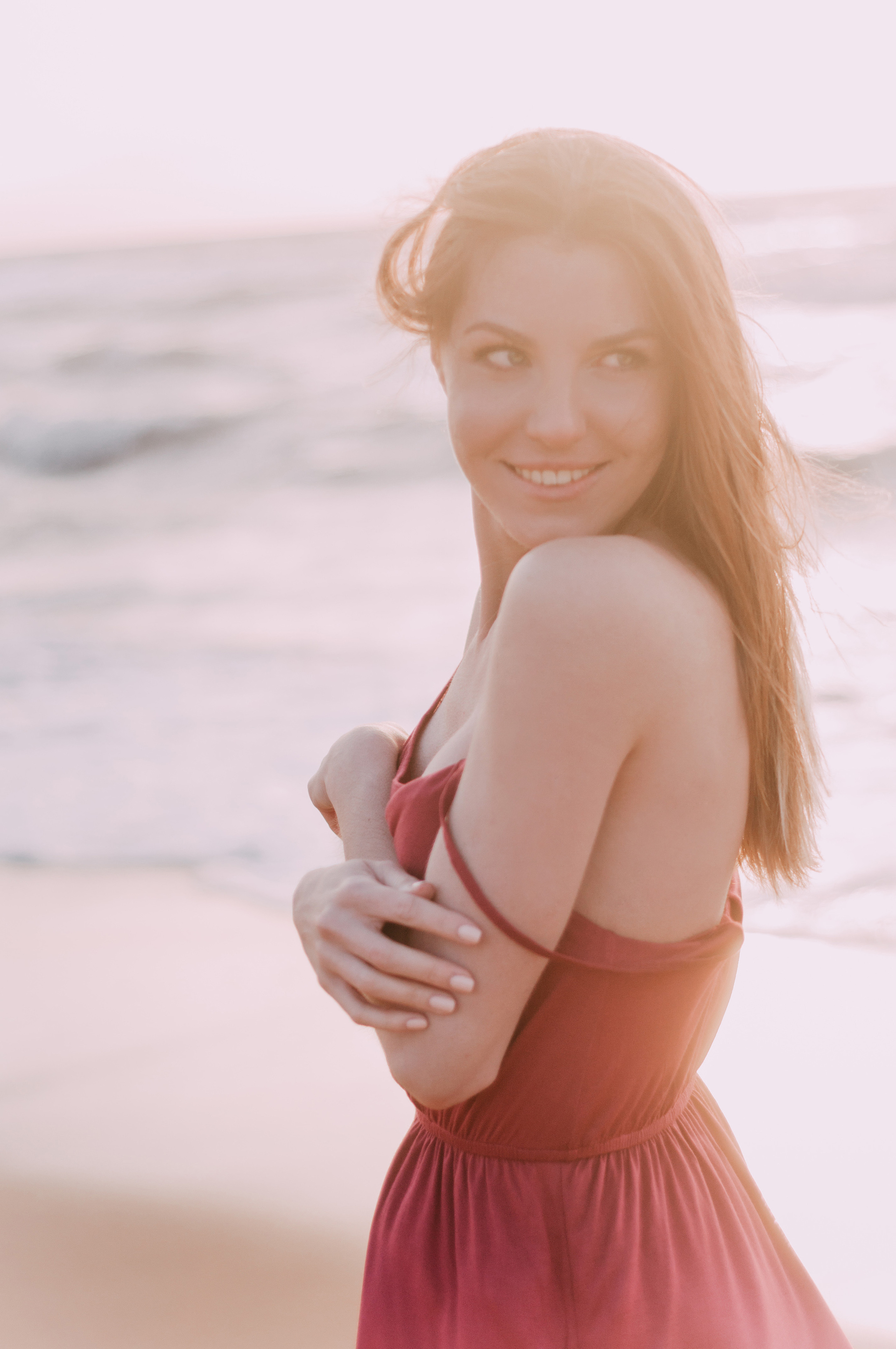 Kate photoshoot at the sea. Photographe à Rouen, France