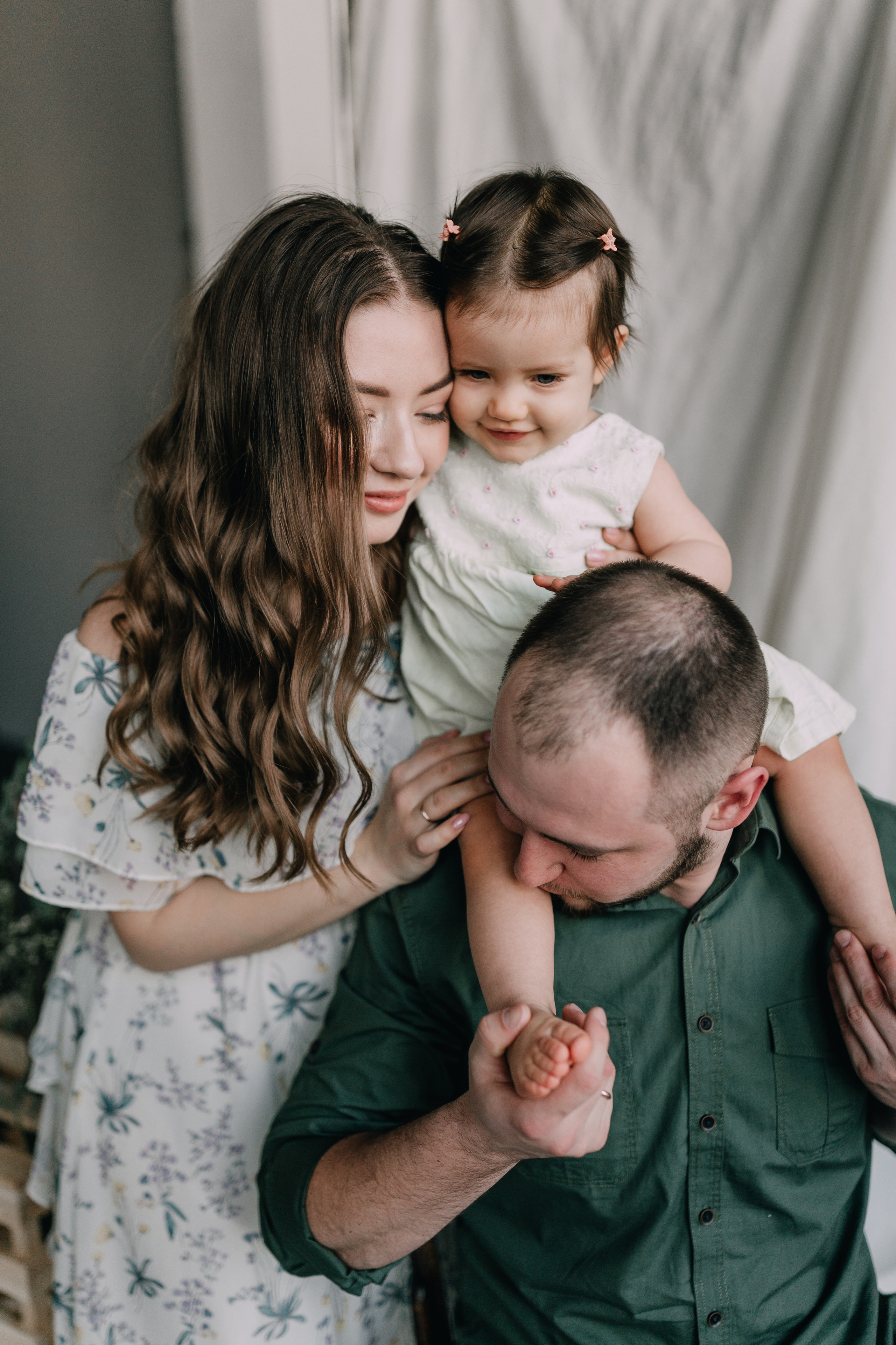 Family shooting Dasha, Artem & Milana. Photographe à Rouen, France