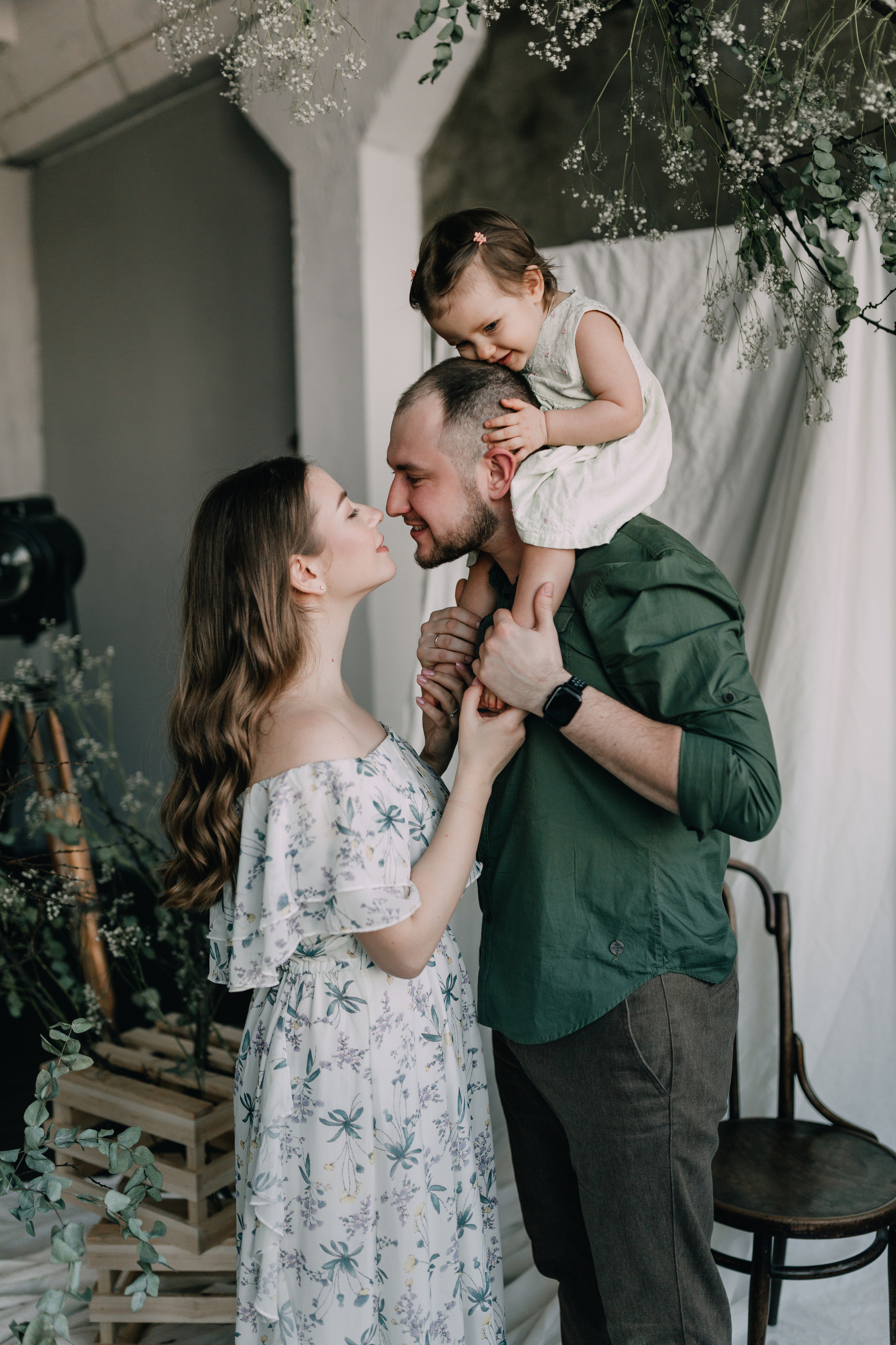 Family shooting Dasha, Artem & Milana. Photographe à Rouen, France