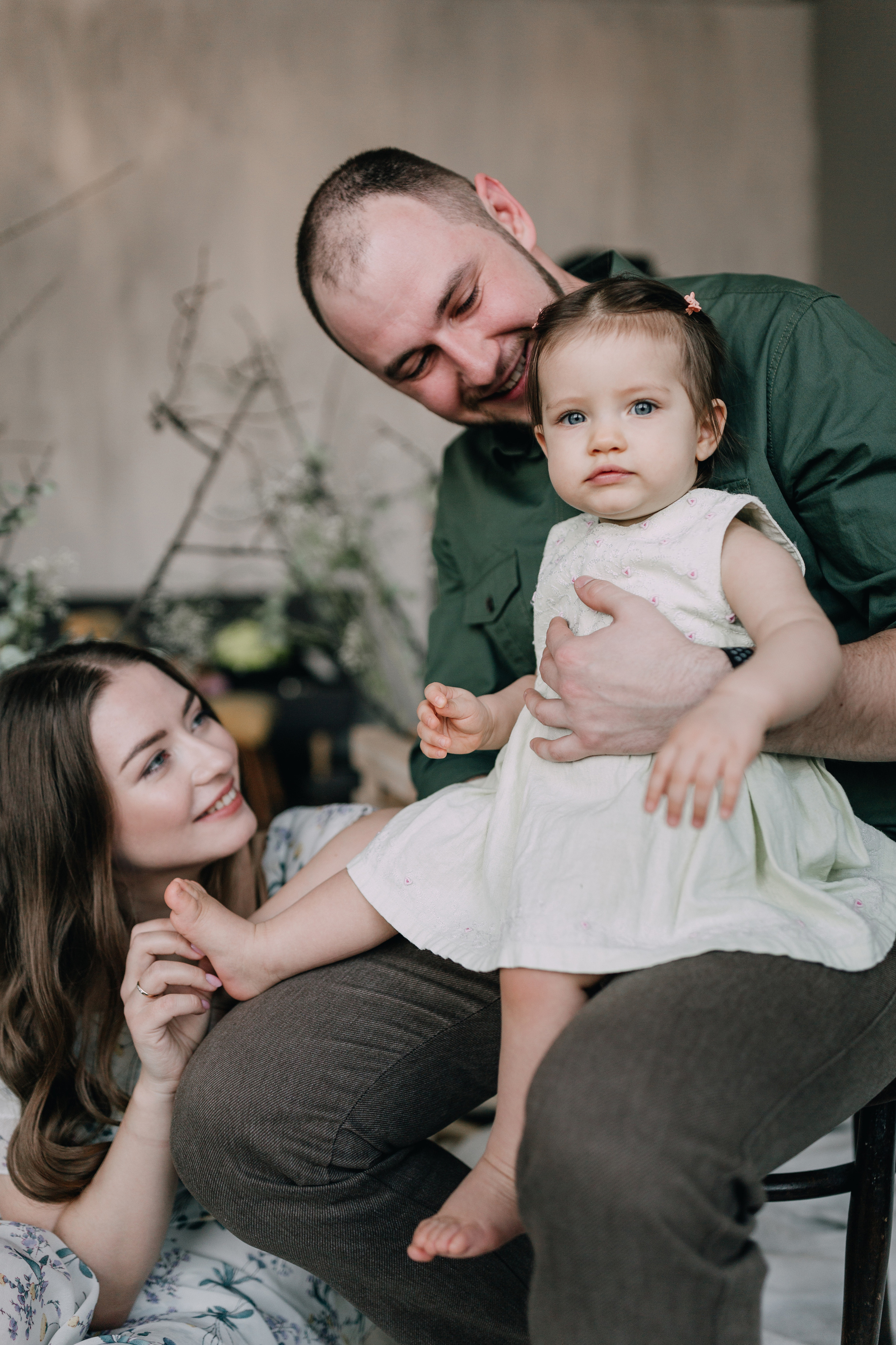 Family shooting Dasha, Artem & Milana. Photographe à Rouen, France