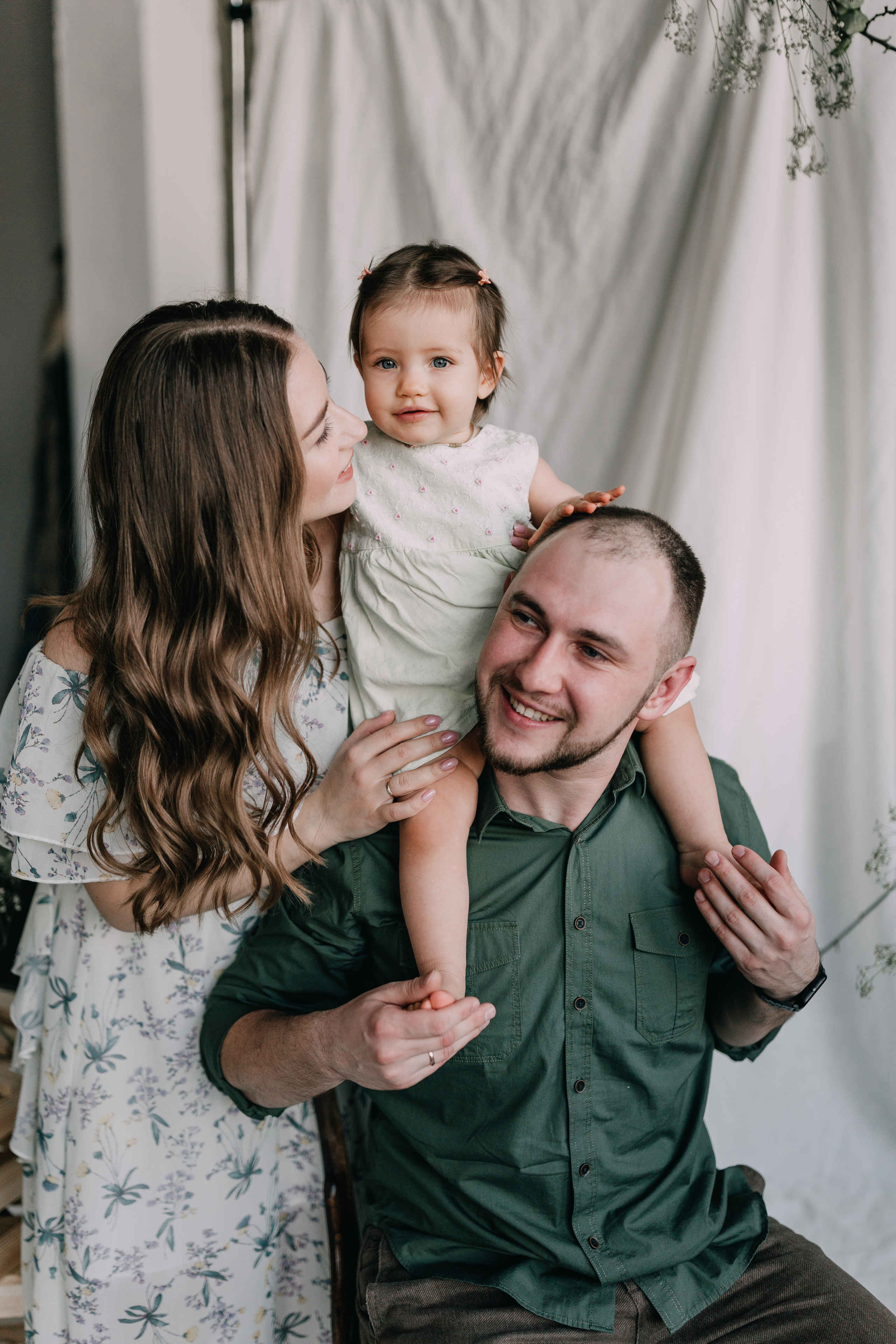 Family shooting Dasha, Artem & Milana. Photographe à Rouen, France