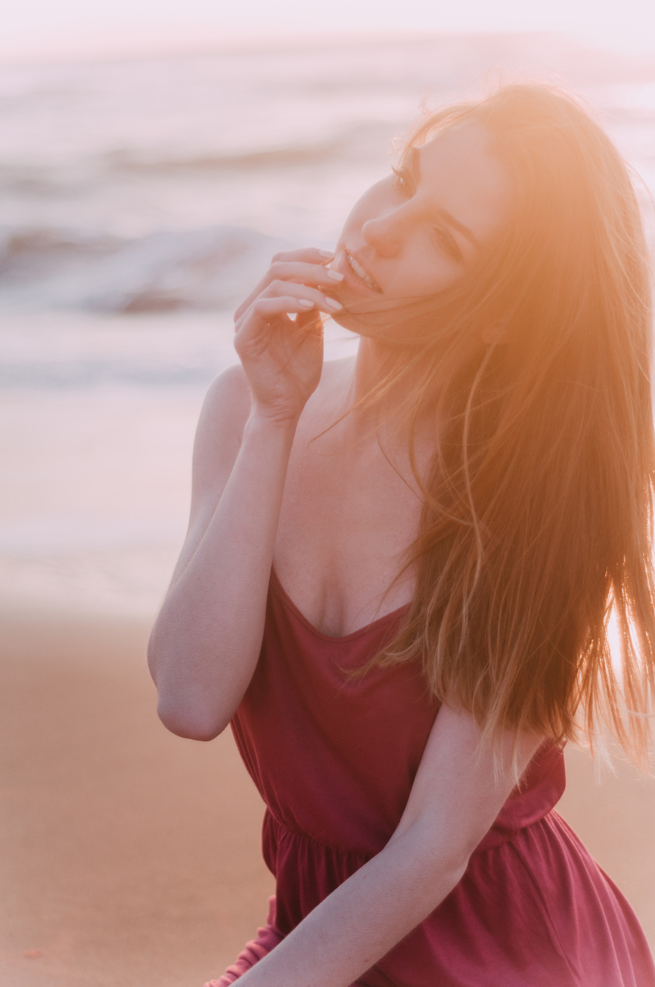 Kate photoshoot at the sea. Photographe à Rouen, France