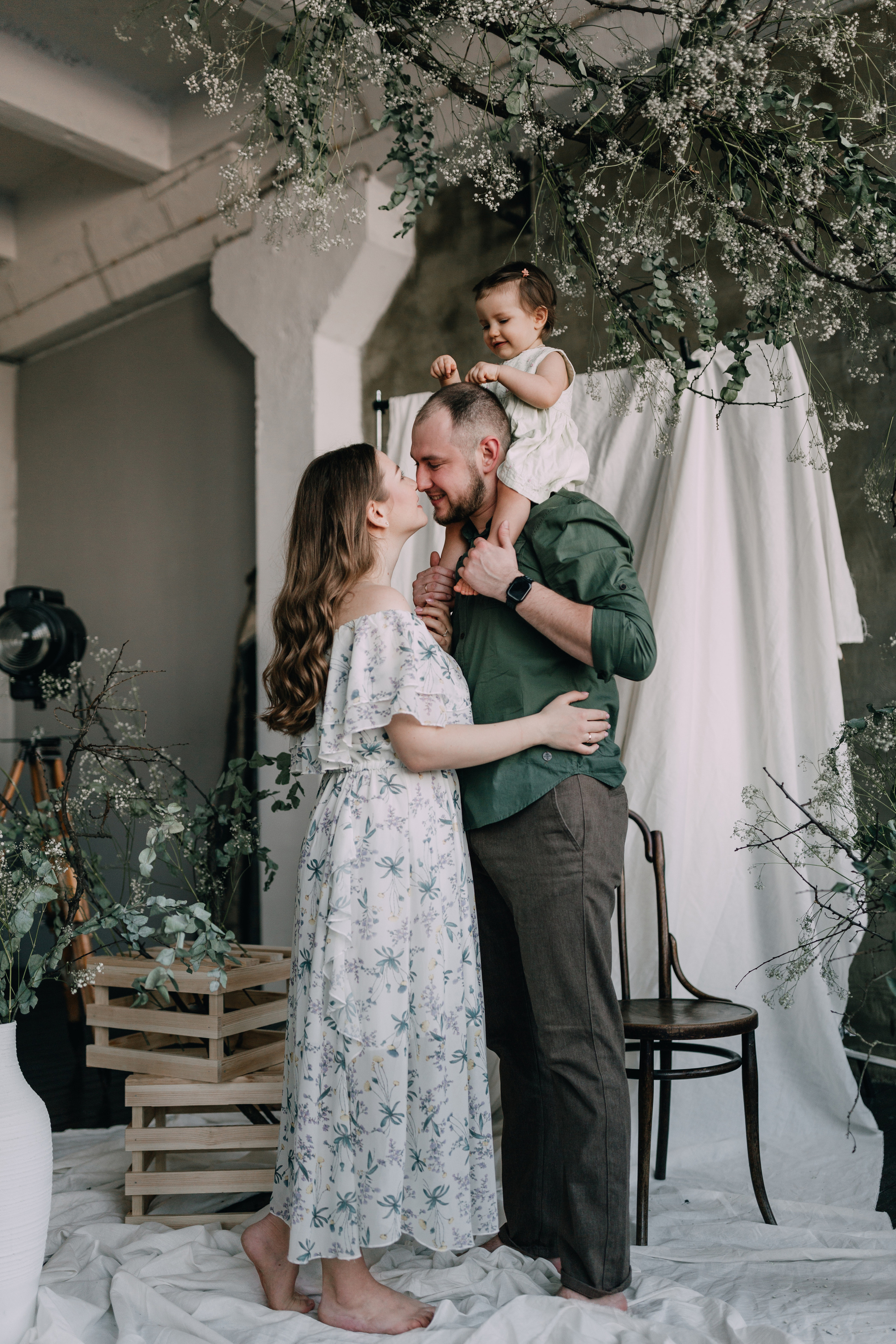 Family shooting Dasha, Artem & Milana. Photographe à Rouen, France