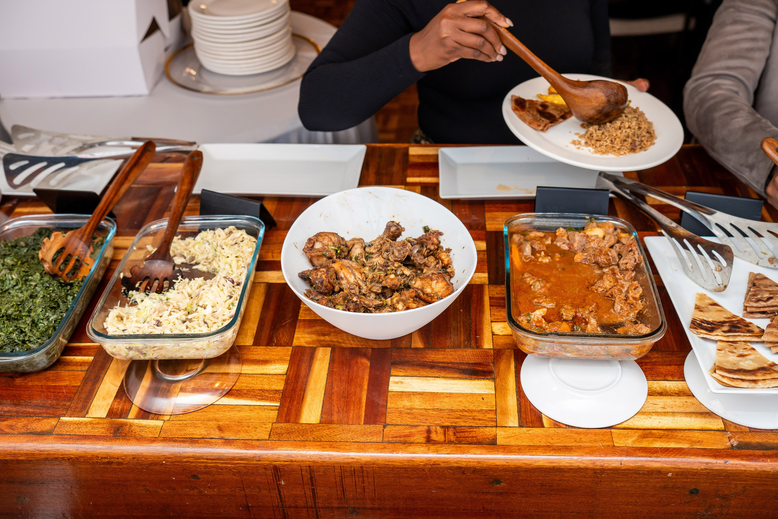 A buffet of local cuisines- Kenyan food