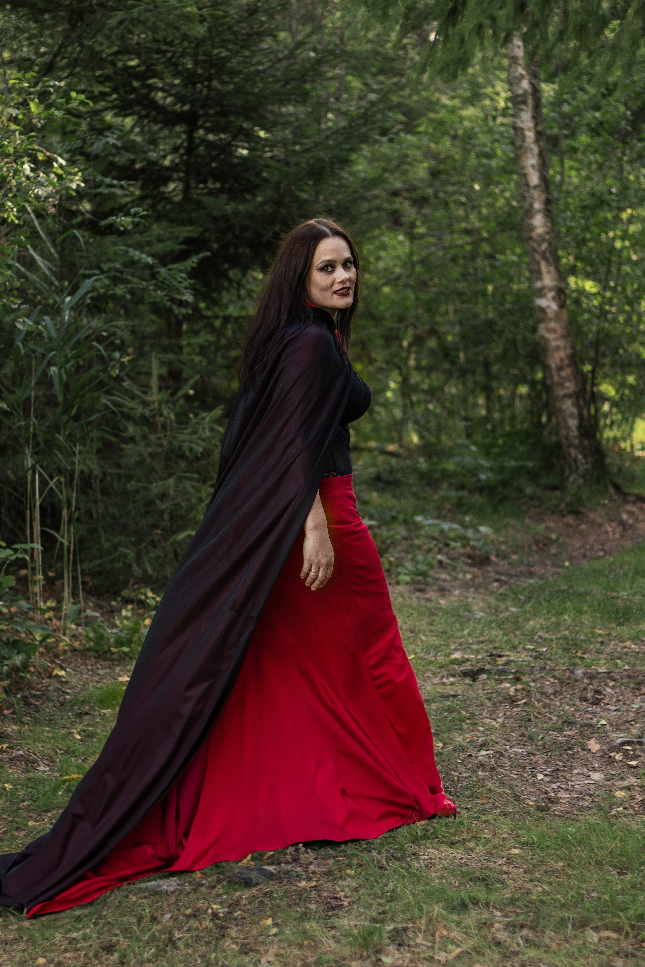 Фотосессия ведьма в лесу. Фотограф / Даугавпилс