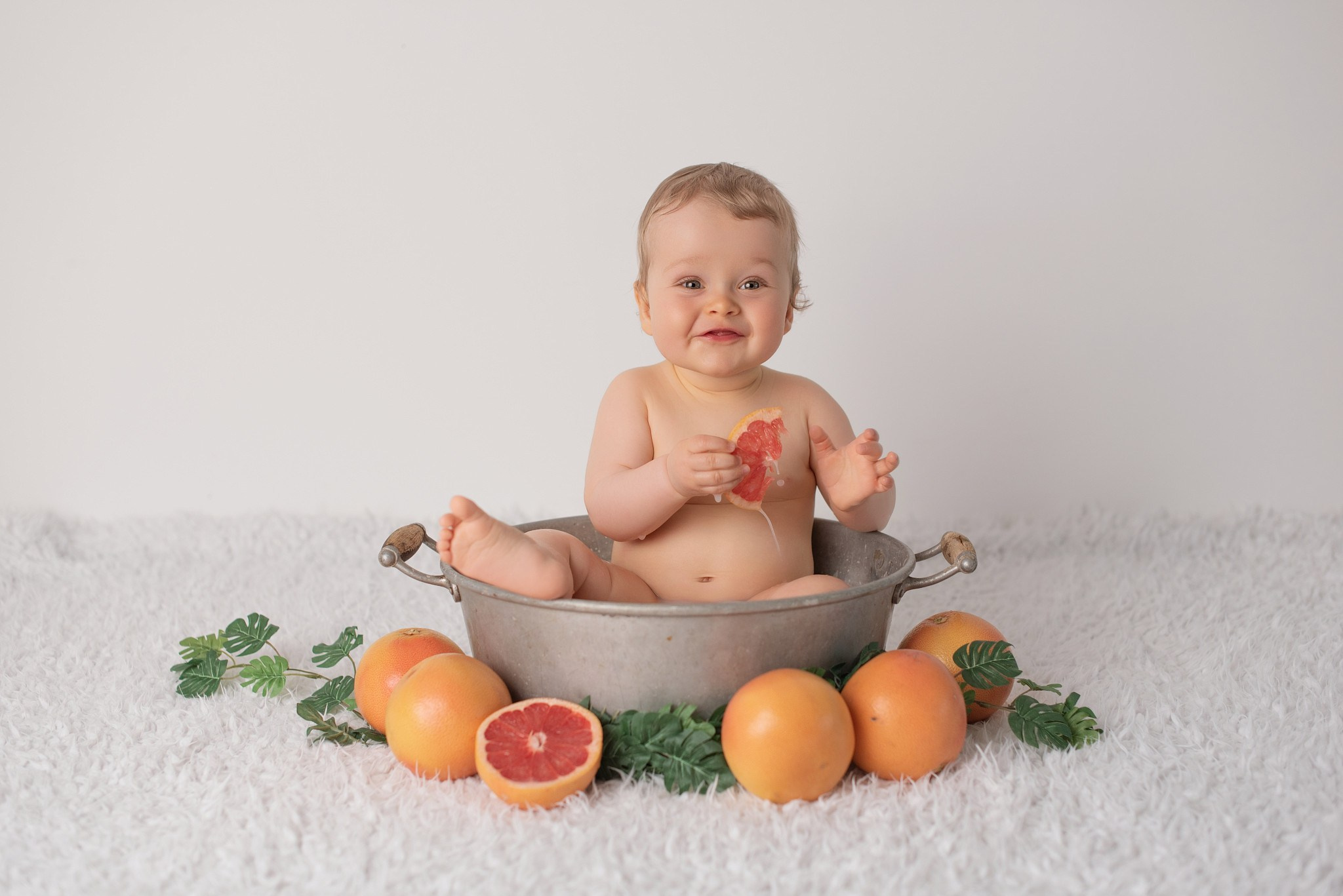 Shooting bébé bain du lait Arras