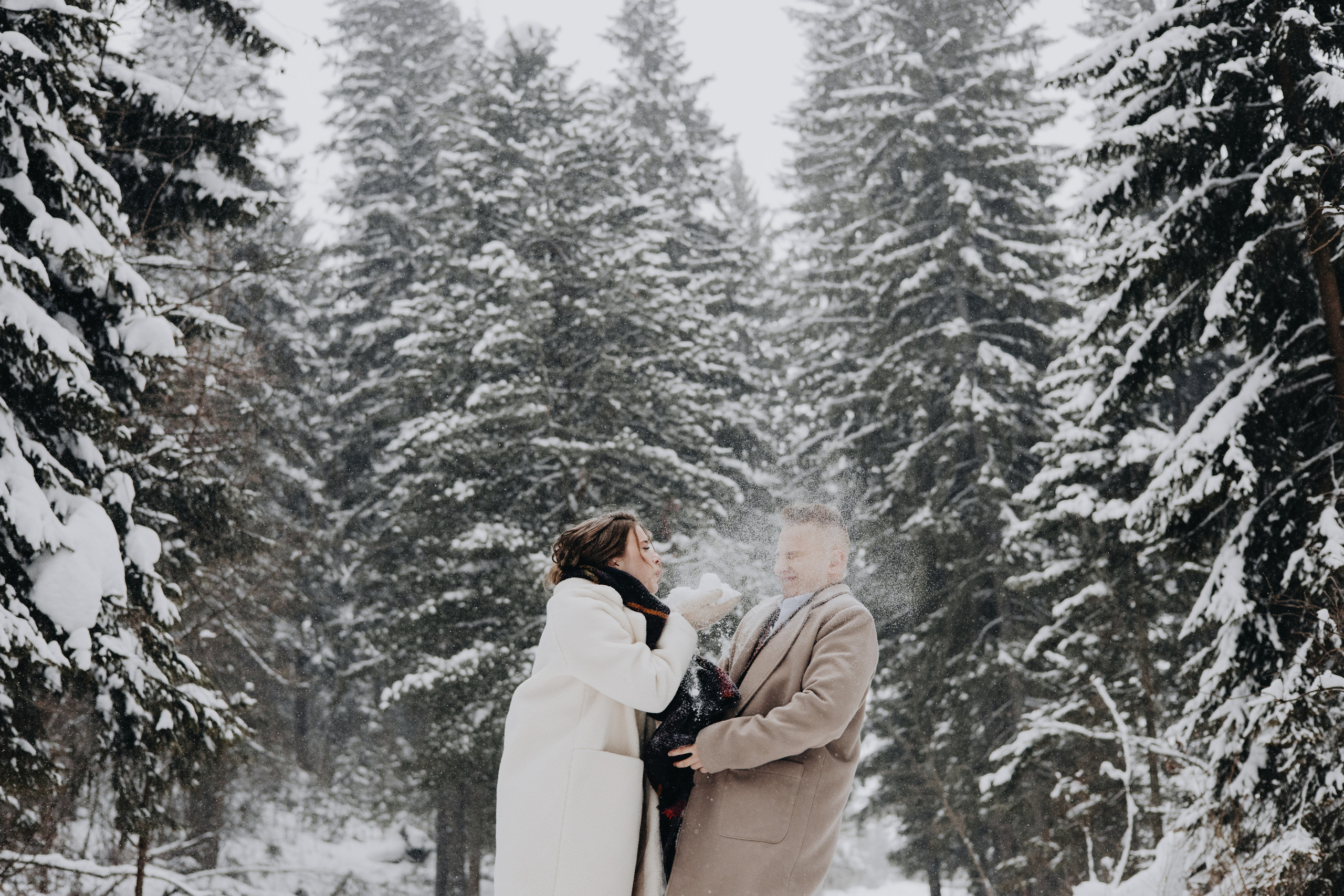 Winter Engagement Photography in Portland, Seattle, Bend & Oregon Coast | Anastasia & Sergey | Georgy Shishkin. Capturing Love in the Heart of the Pacific Northwes