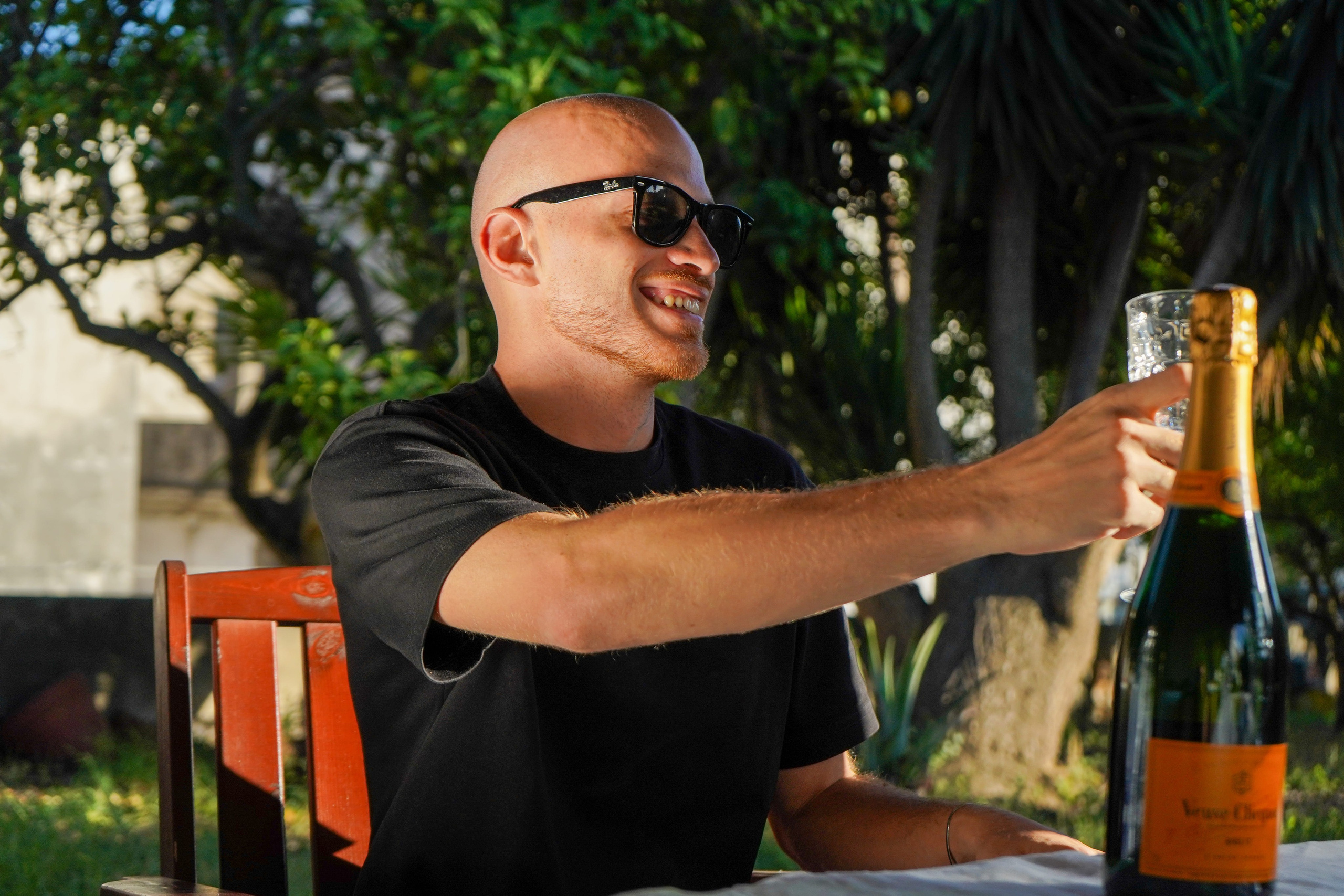 Compleanno in giardino. Fotografo eventi Napoli