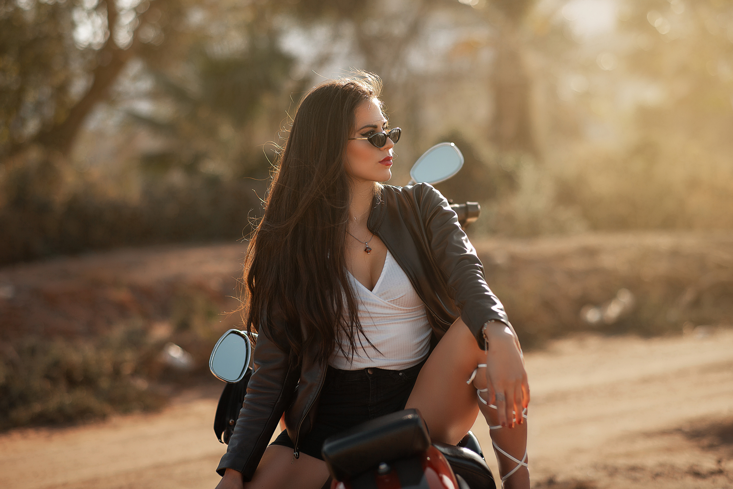foto individual con la moto
