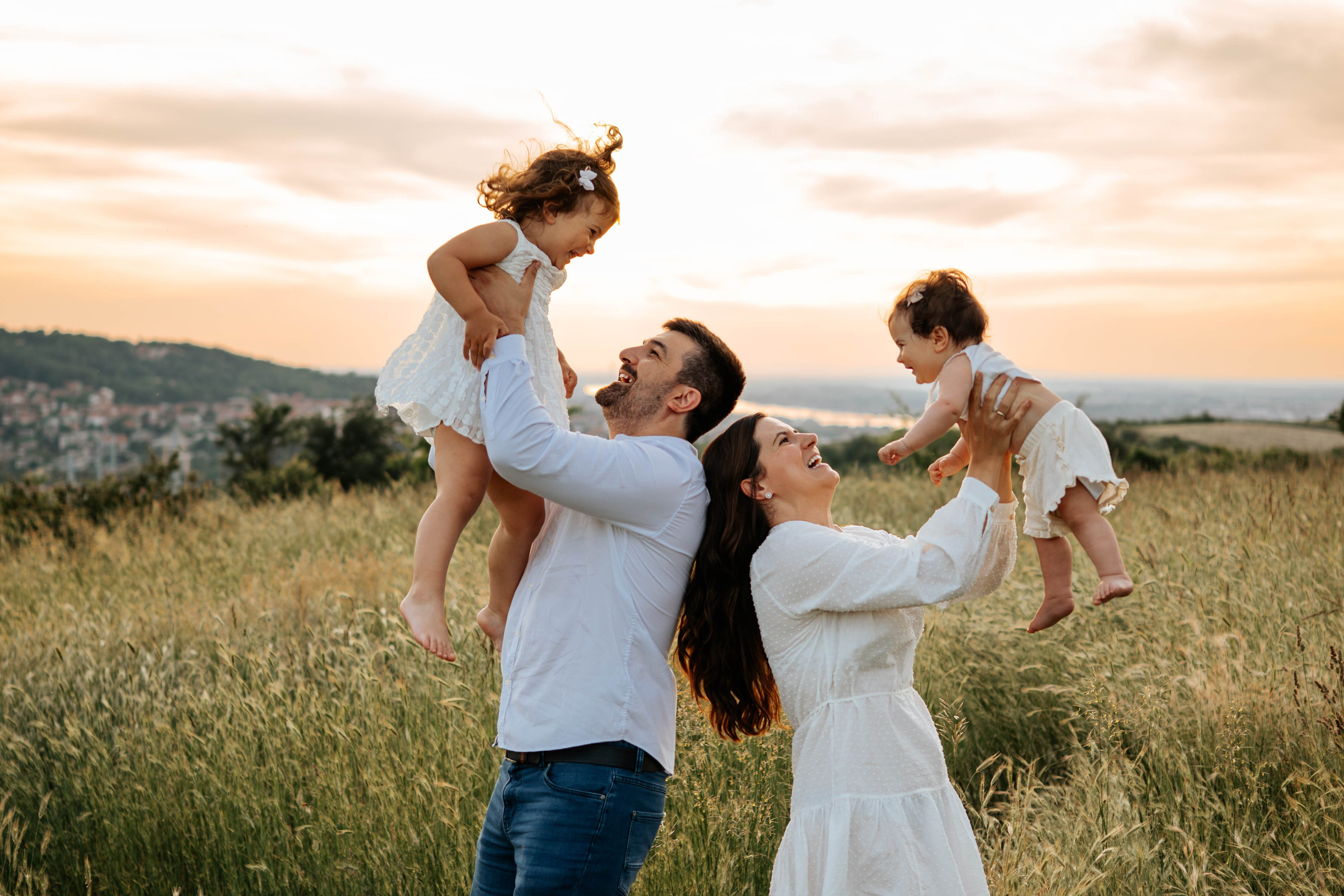 Katarina, Danijel, Petra i Julija - porodično fotografisanje. Dečiji i porodični fotograf
