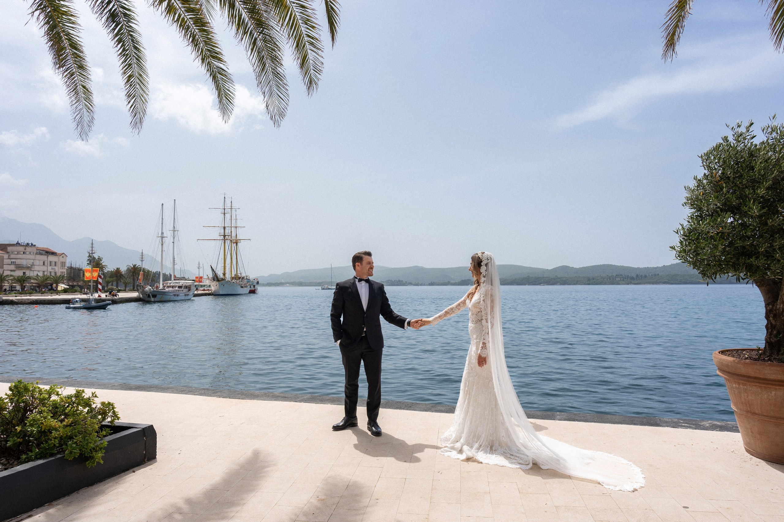 Portomontenegro Engagement Photoshoot. Montenegro Wedding Photographer & Videographer | Maria & Vasilii