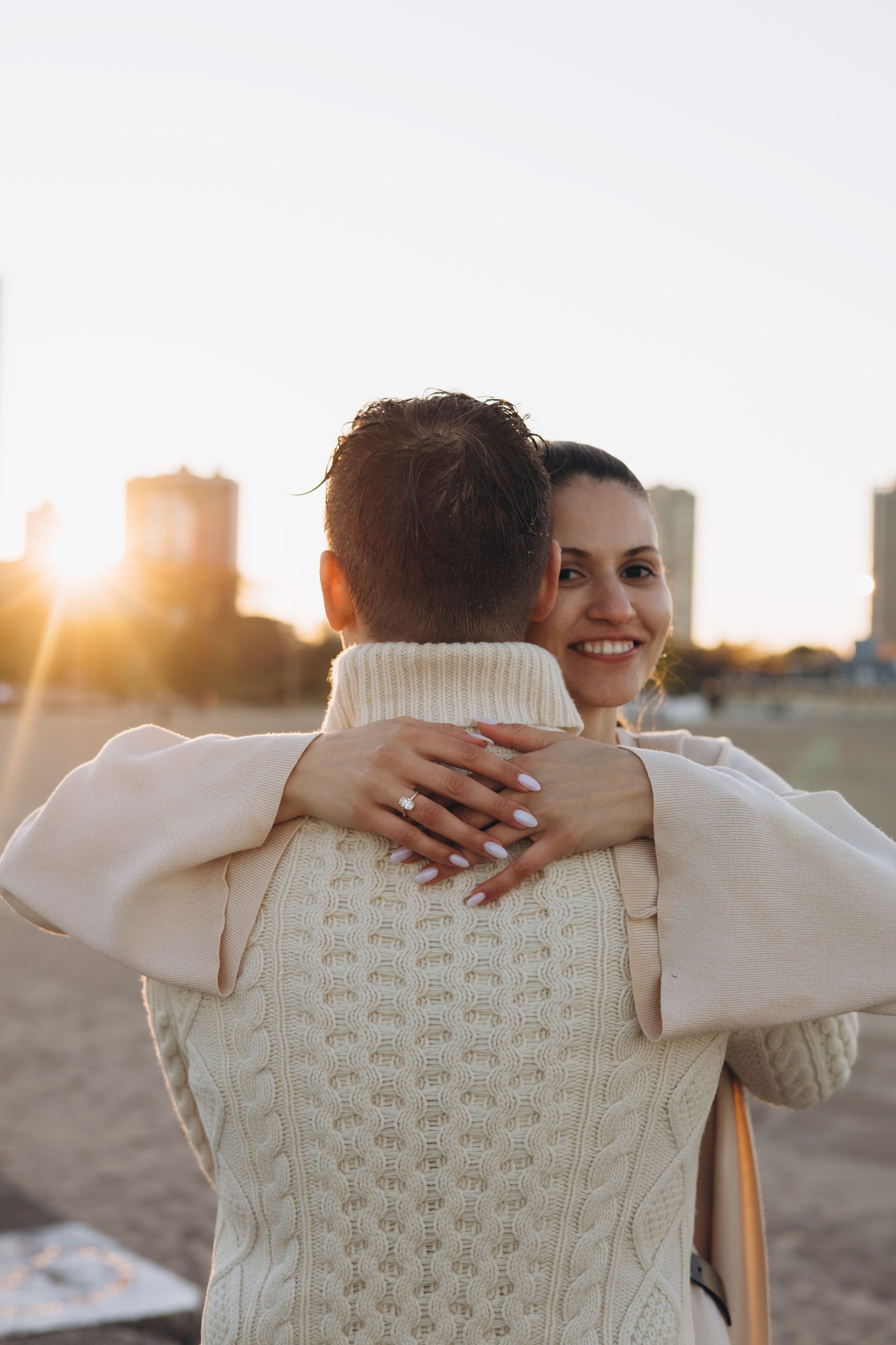 North Lake Shore Proposal — Chicago Photographer — Margarita Chudinova