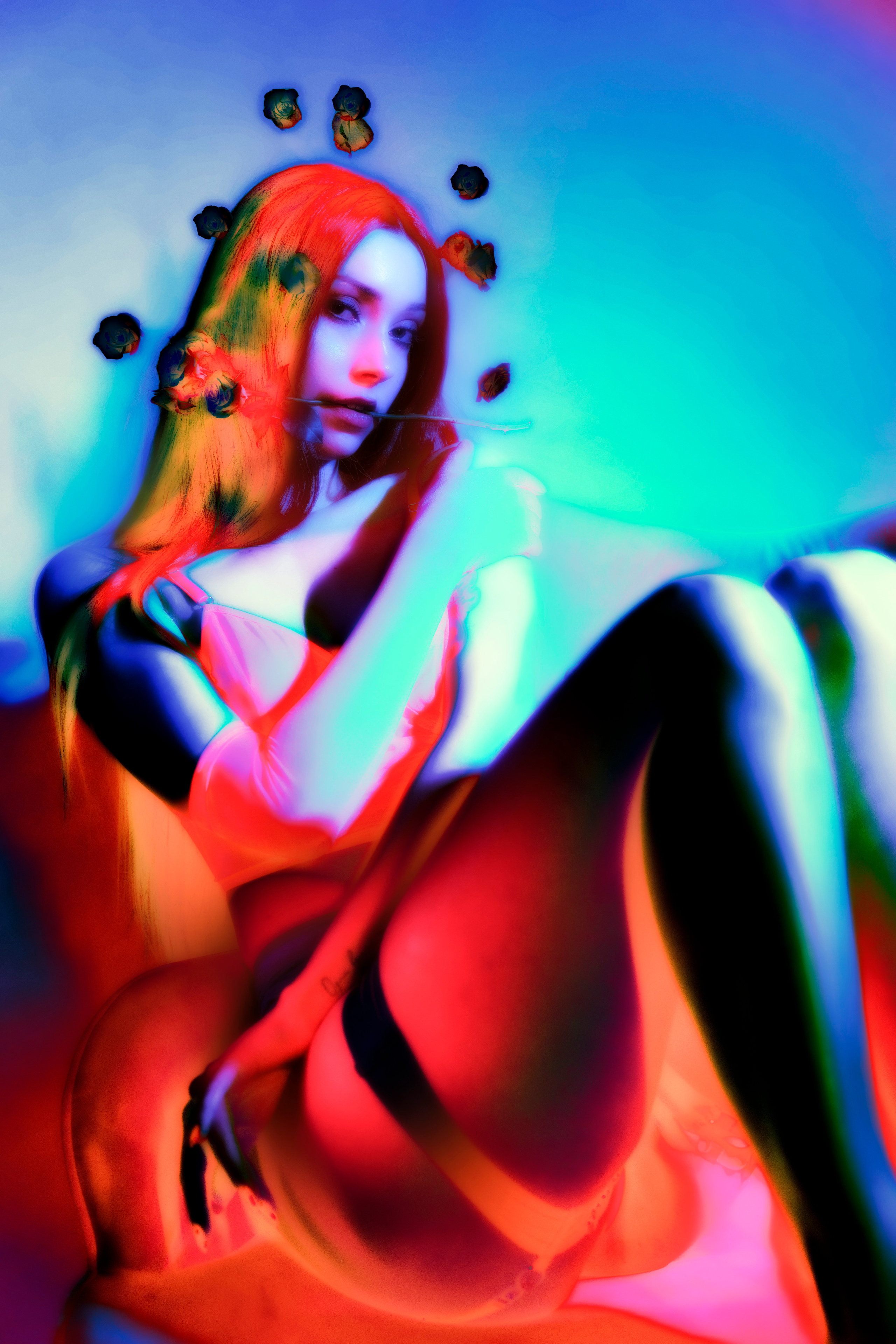 IVY PHOTOSHOOT — colorful. Anna Omni — concept photographer and digital artist in Riga, Latvia