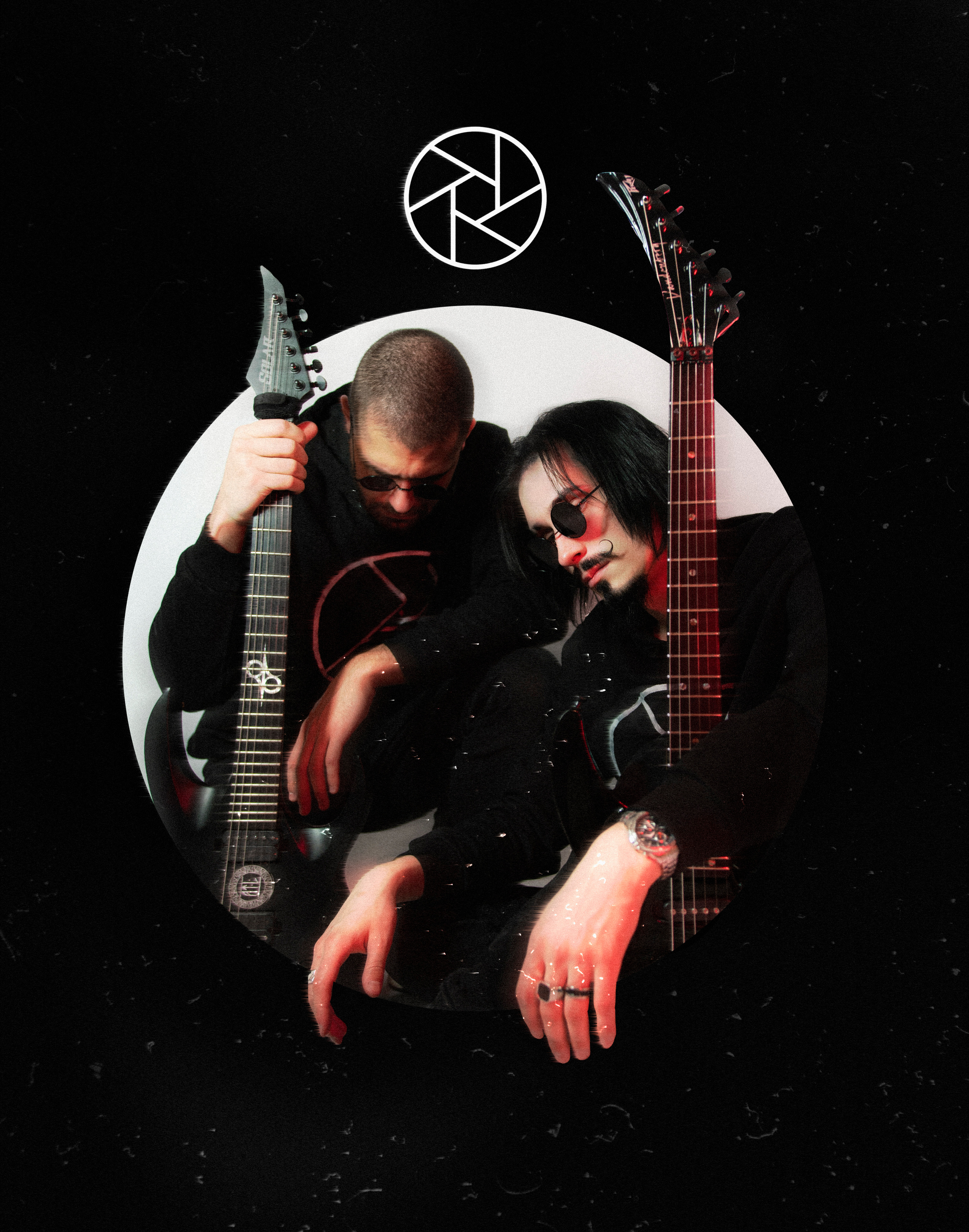 “GEOMETRICAL AGGRESSION” BAND. Anna Omni — concept photographer and digital artist in Riga, Latvia