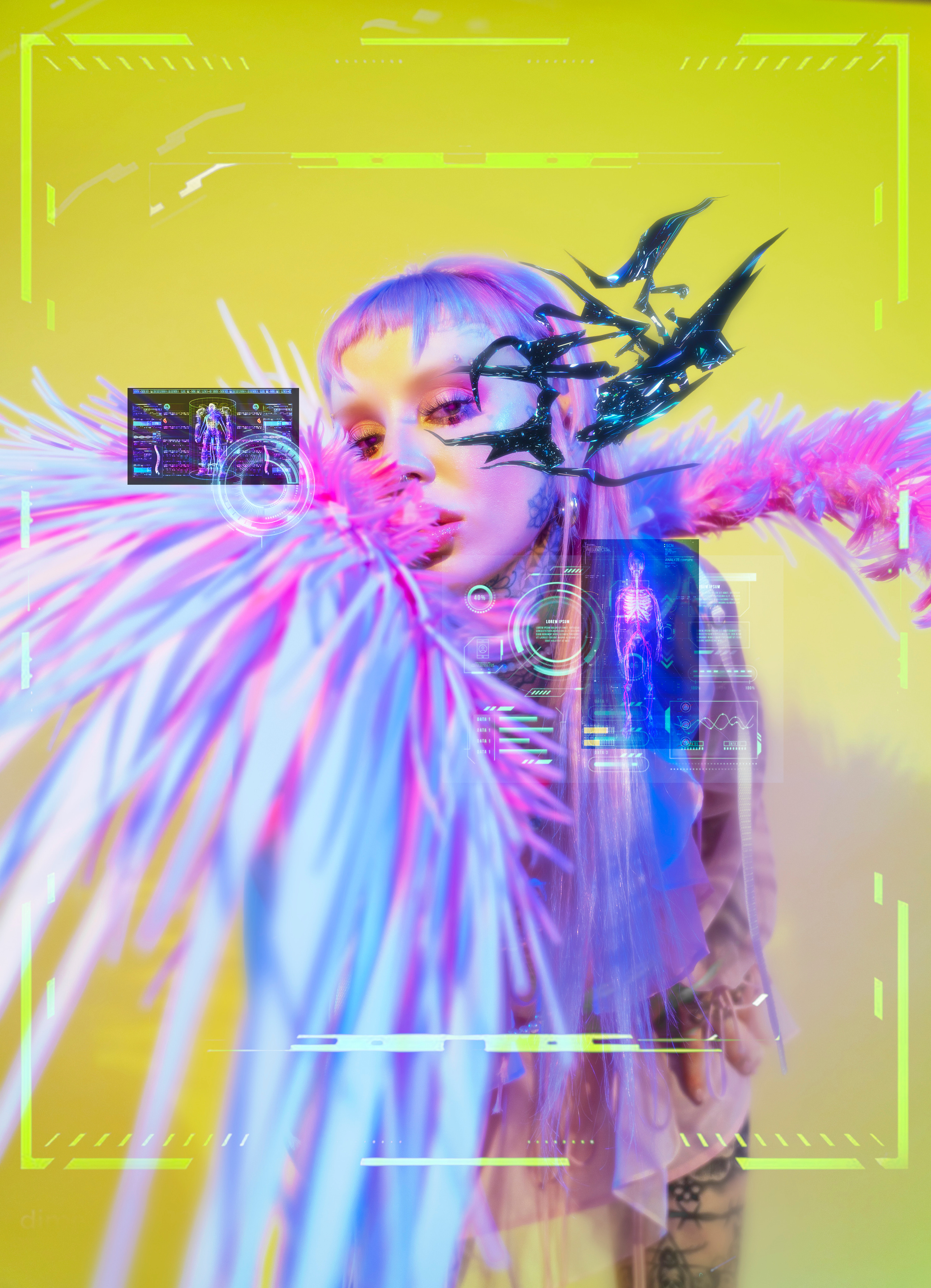 KELLIE angel. Anna Omni — concept photographer and digital artist in Riga, Latvia