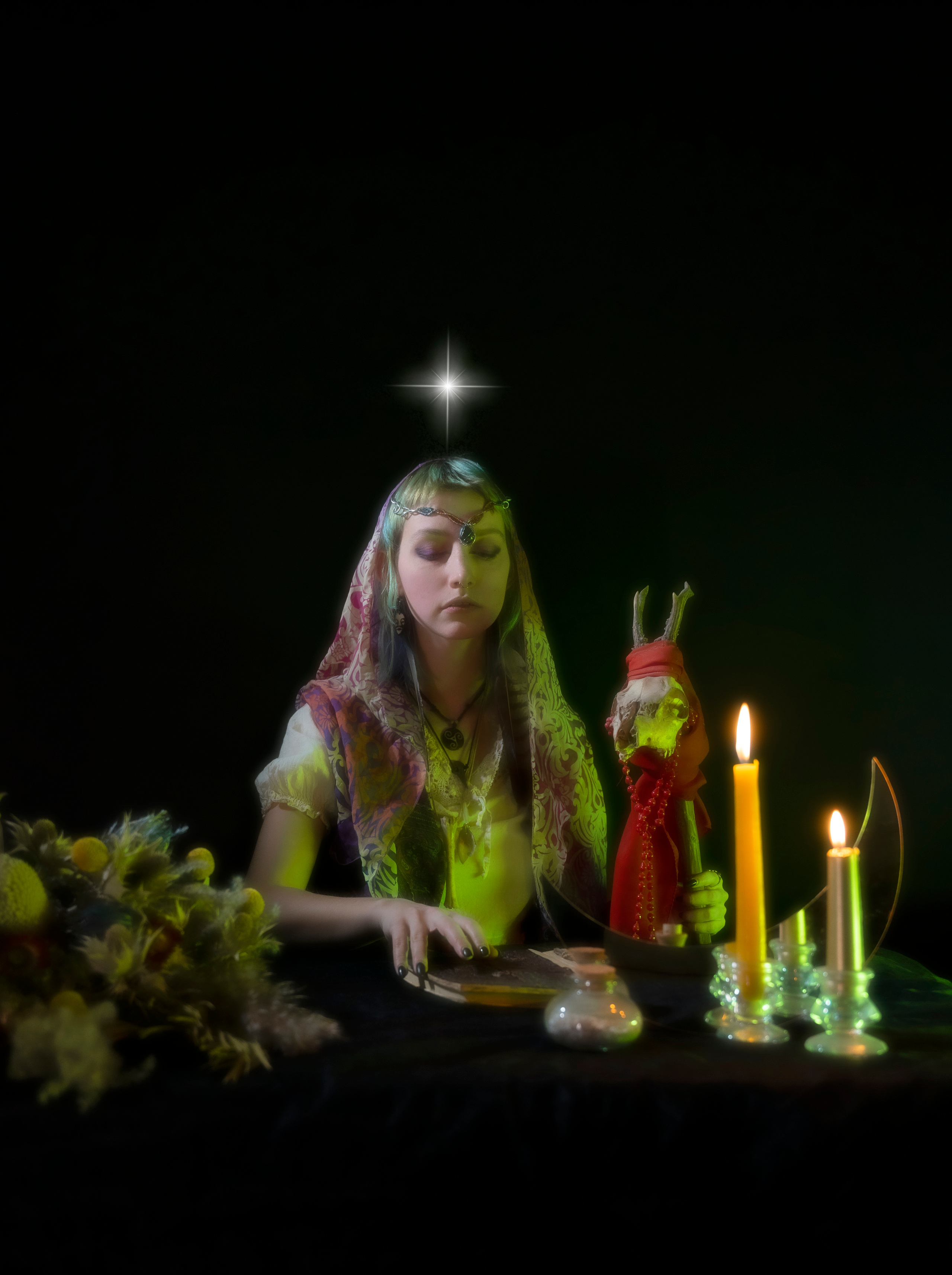 THEME: WITCHY/MYSTIC. Anna Omni — concept photographer and digital artist in Riga, Latvia