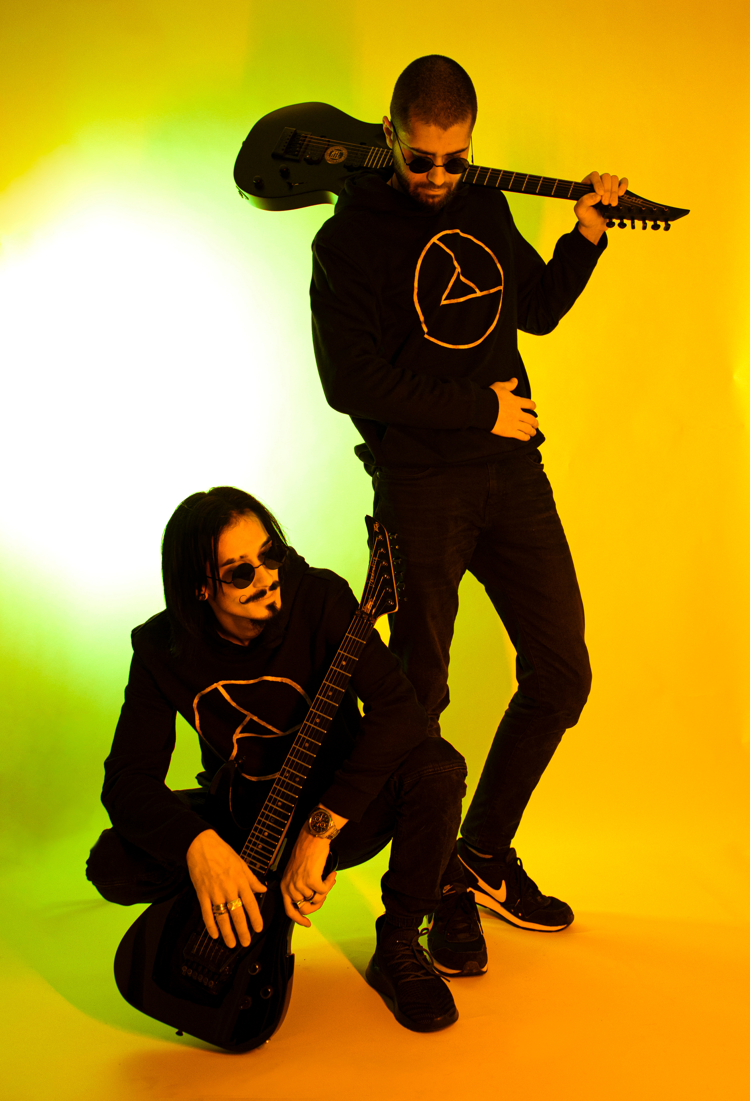 “GEOMETRICAL AGGRESSION” BAND. Anna Omni — concept photographer and digital artist in Riga, Latvia