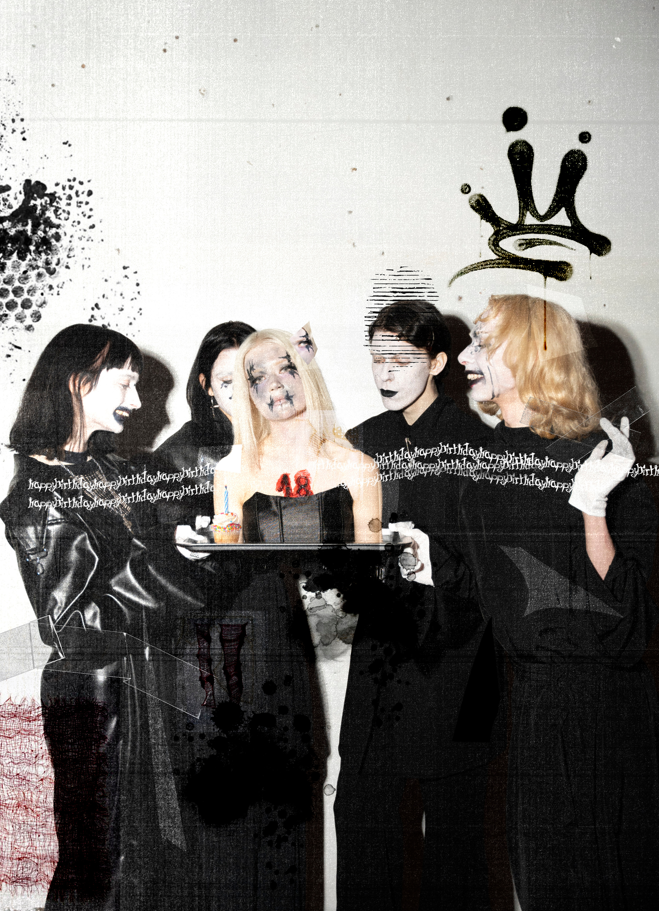 XENIA funeral birthday. Anna Omni — concept photographer and digital artist in Riga, Latvia