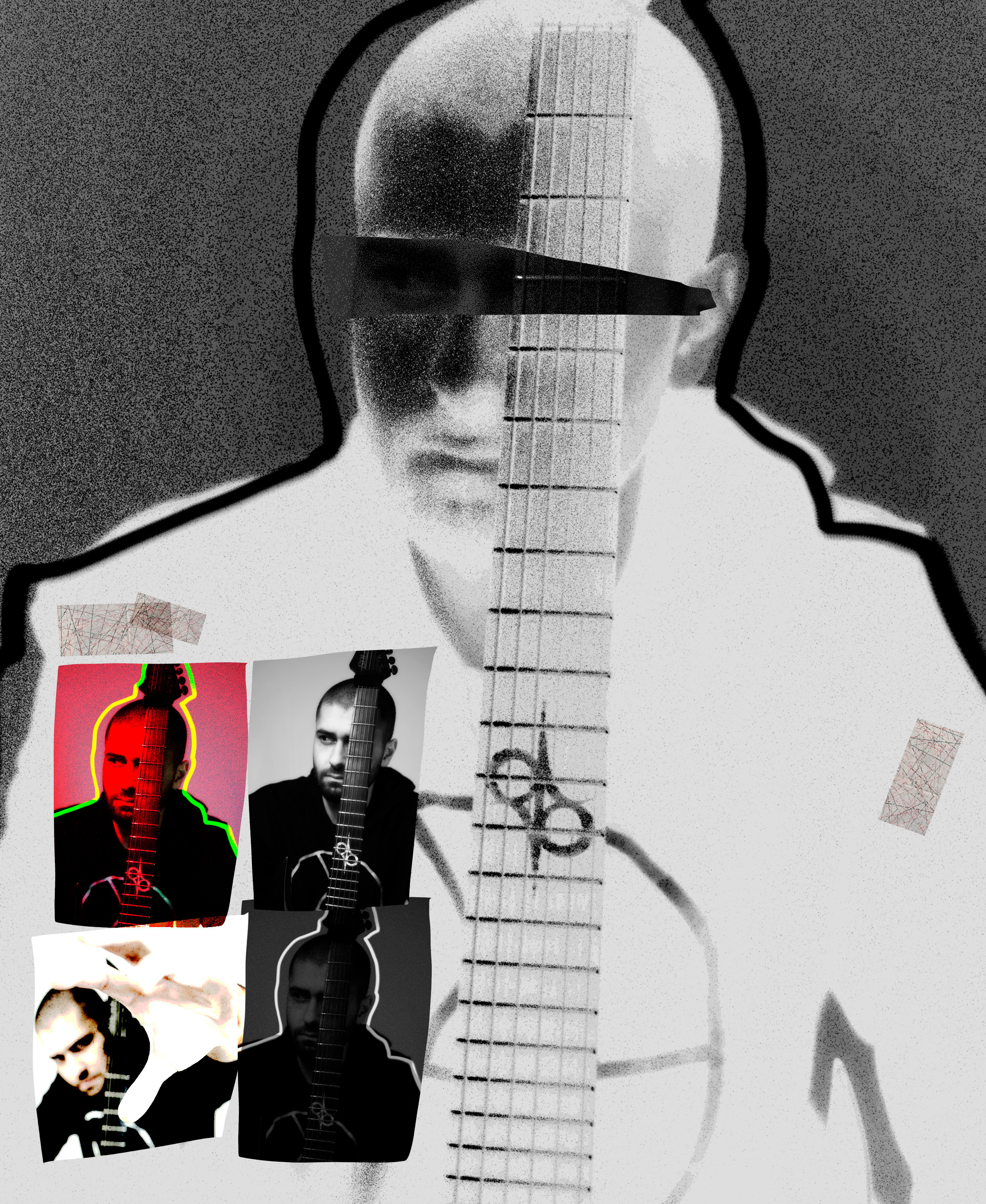 “GEOMETRICAL AGGRESSION” BAND. Anna Omni — concept photographer and digital artist in Riga, Latvia