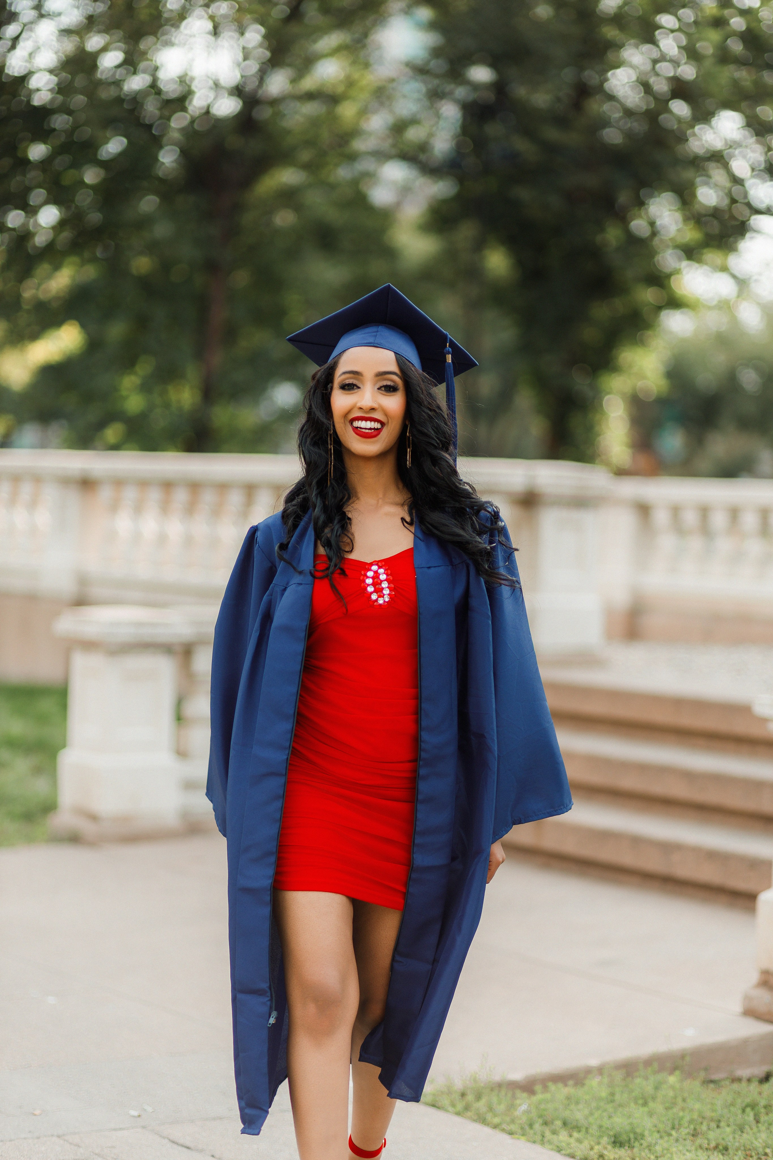 Graduation photos. Home